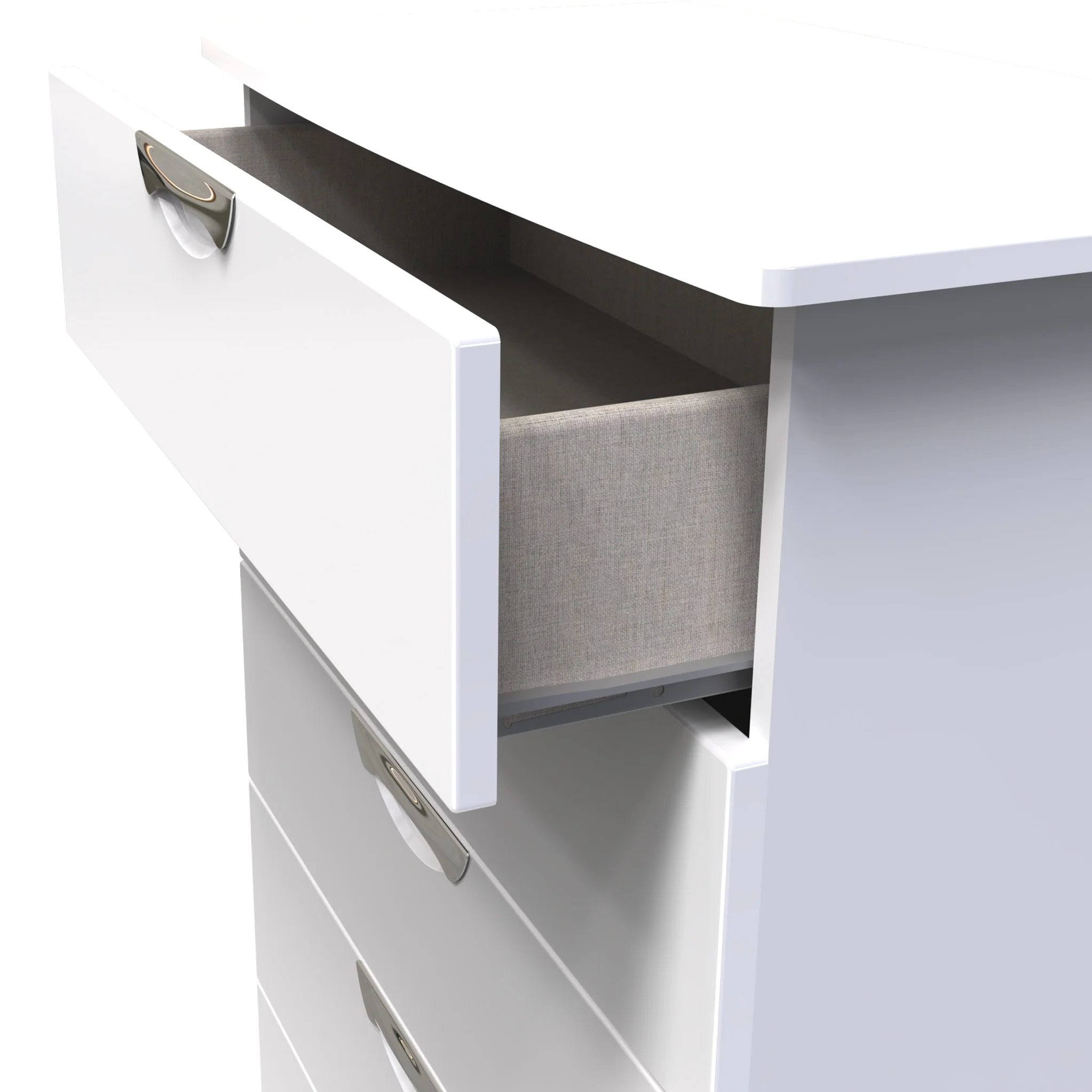 Beckett Gloss 5 Drawer Chest - Image 6
