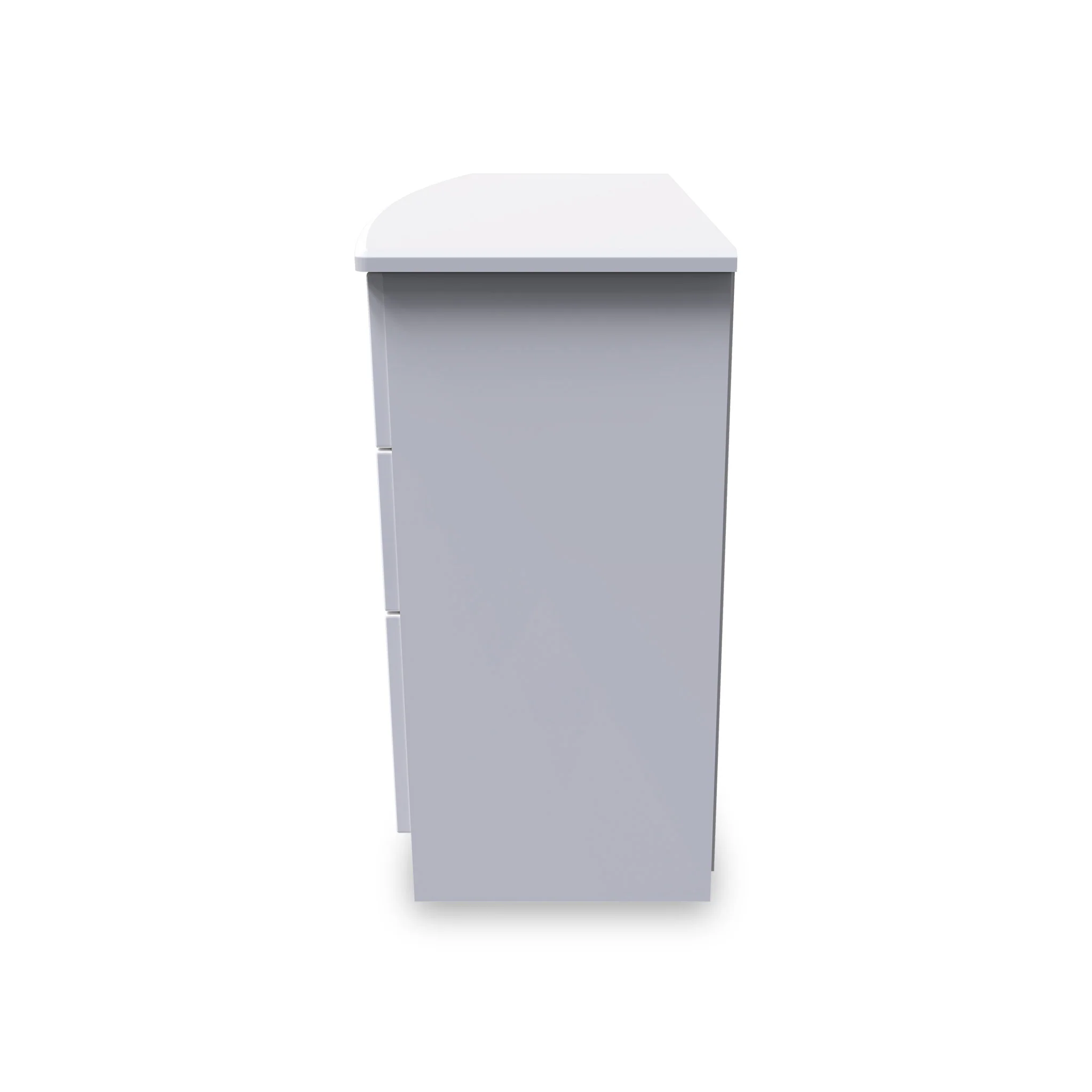 Beckett Gloss 6 Drawer Storage Desk - Image 5