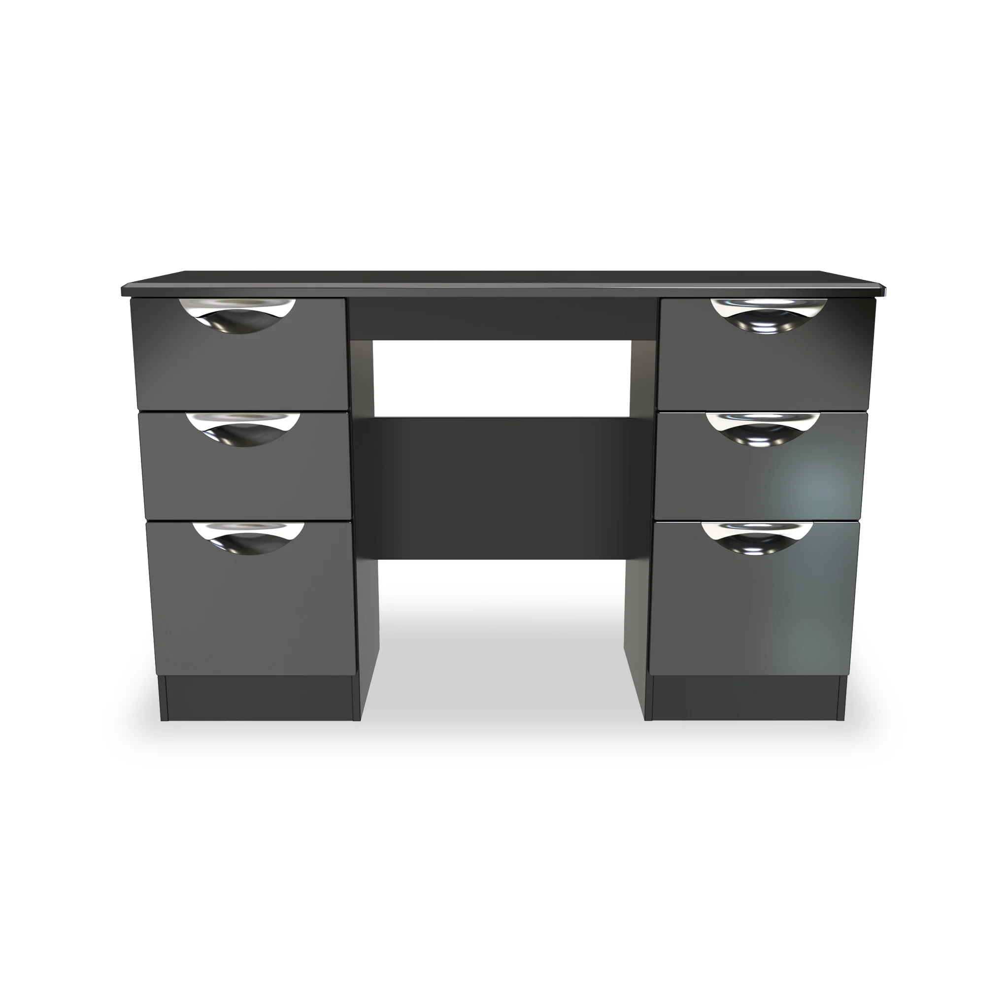 Beckett Gloss 6 Drawer Storage Desk - Image 7