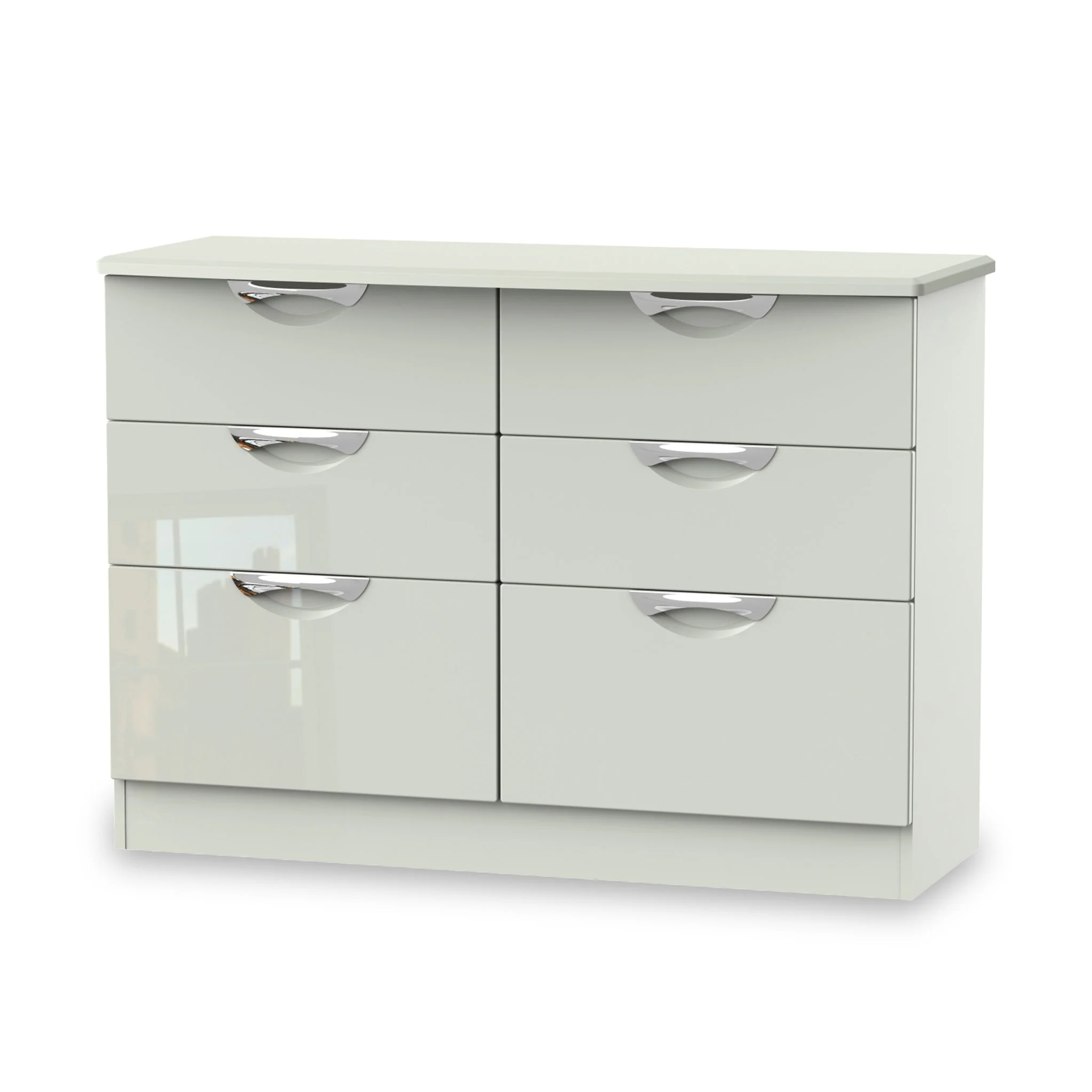 Beckett Gloss 6 Drawer Wide Chest - Image 3