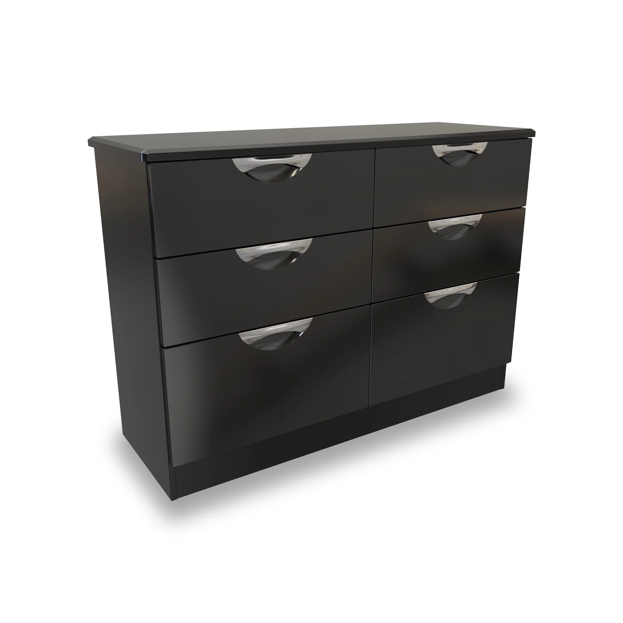 Beckett Gloss 6 Drawer Wide Chest - Image 4