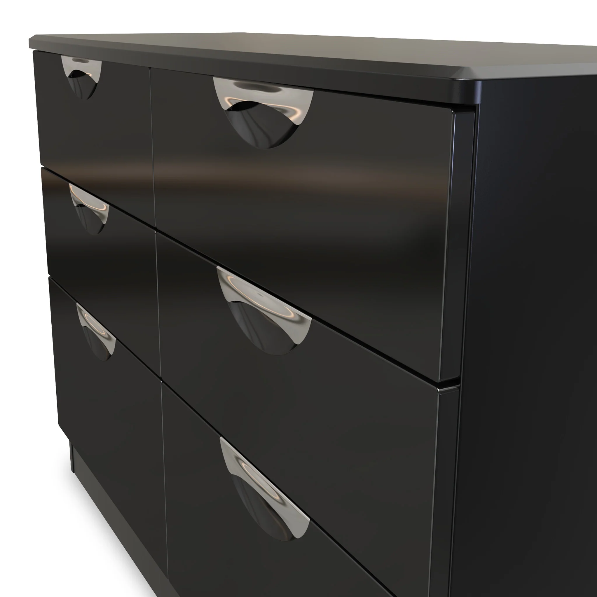 Beckett Gloss 6 Drawer Wide Chest - Image 7
