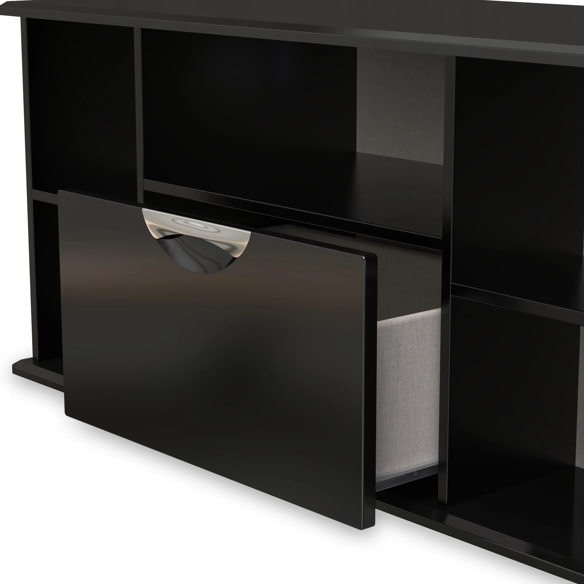 Beckett Gloss Corner TV Unit - Image 4