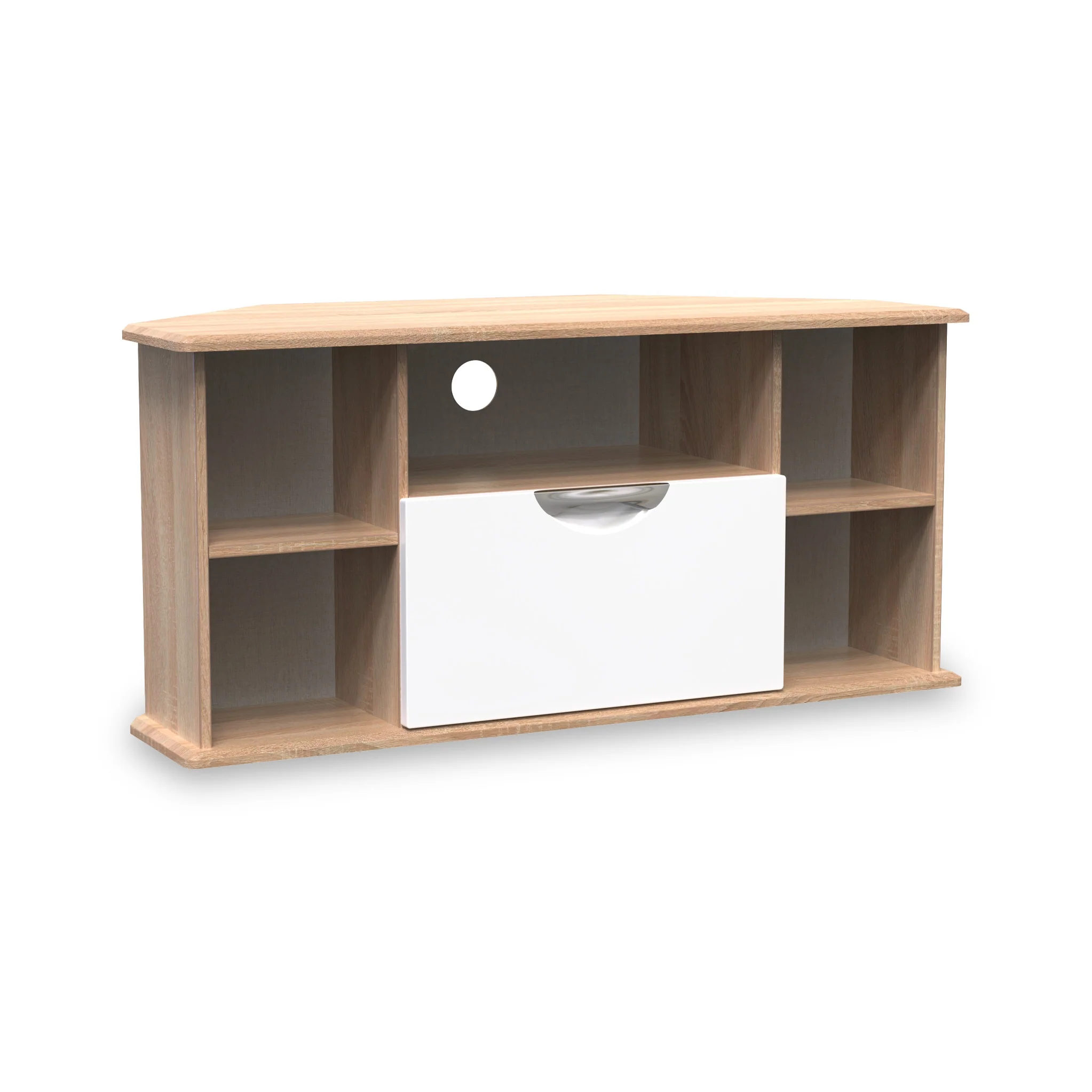 Beckett Gloss Corner TV Unit - Image 6