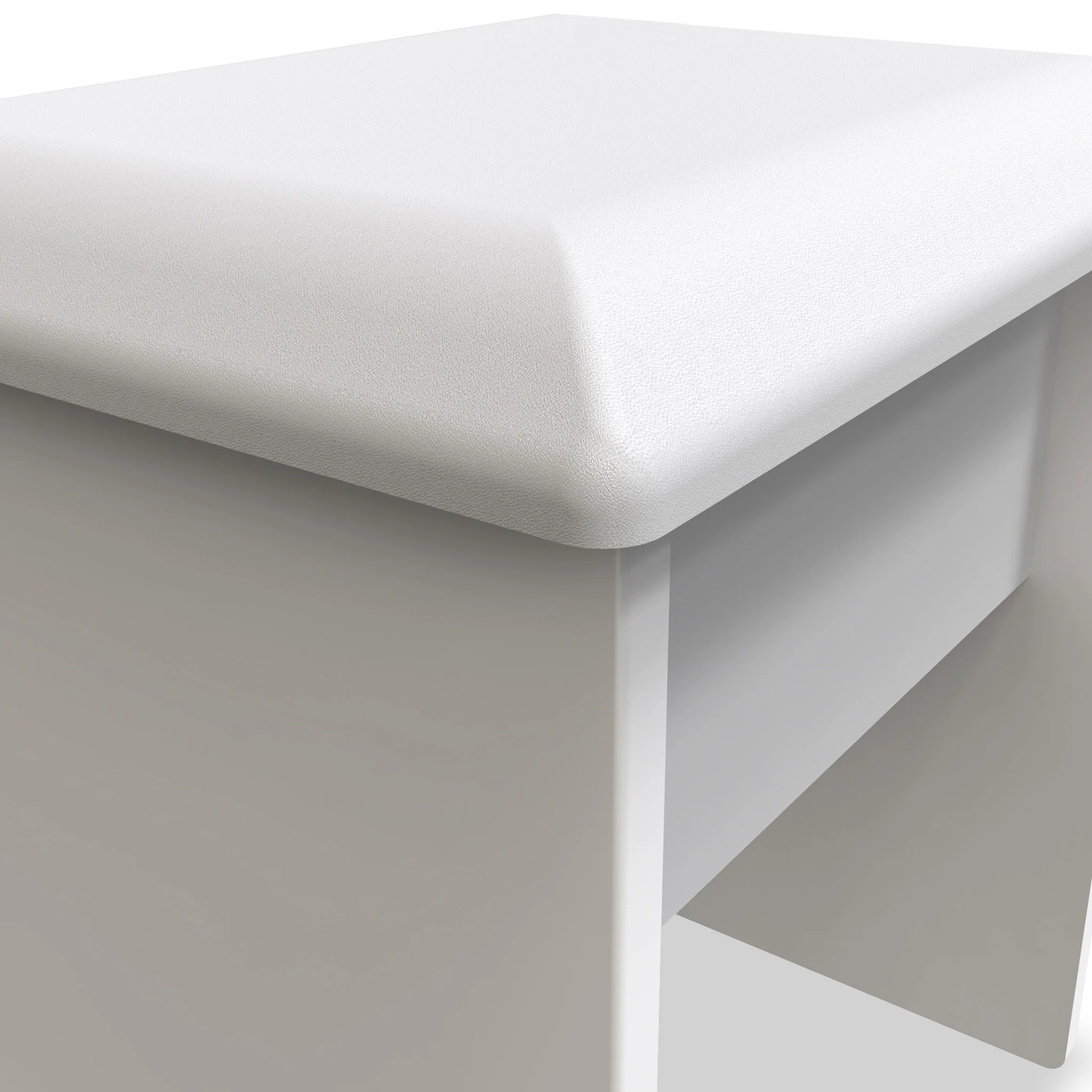 Beckett Gloss Dressing Table with Stool - Image 24