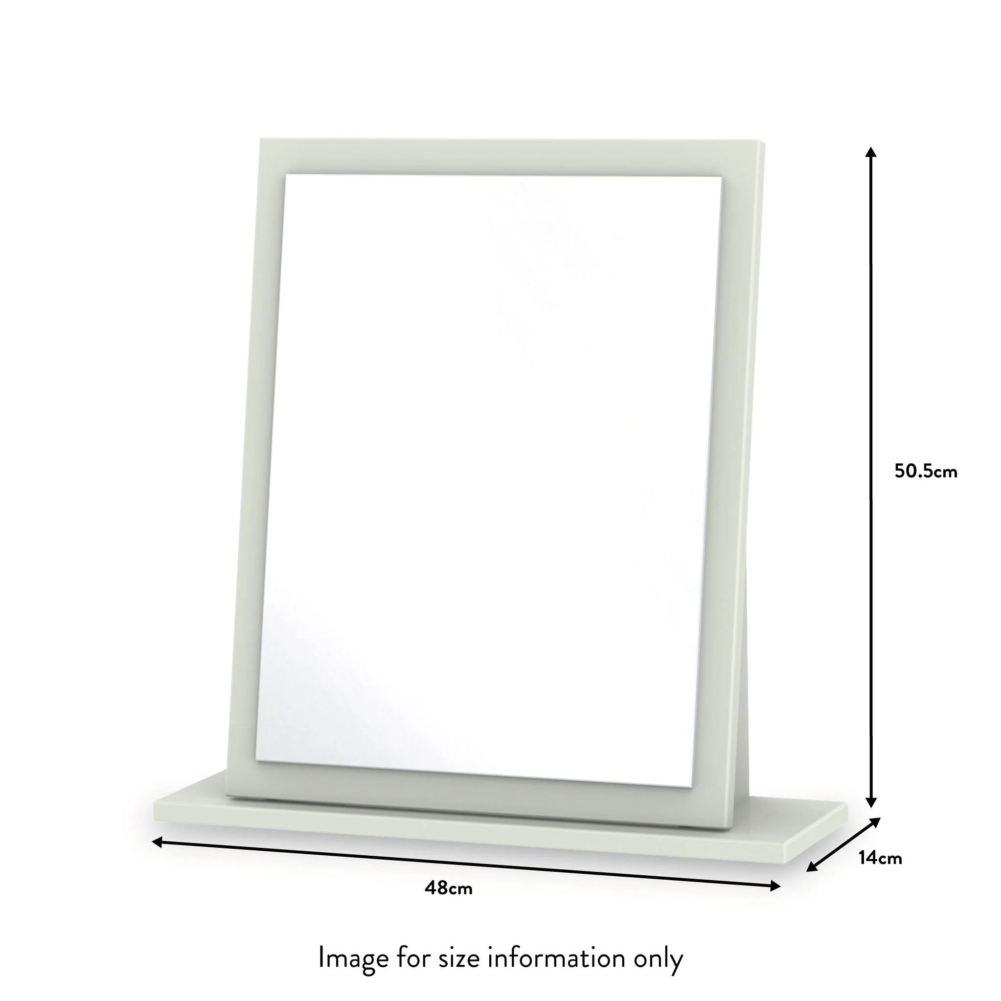 Beckett Gloss Table Top Mirror - Image 15