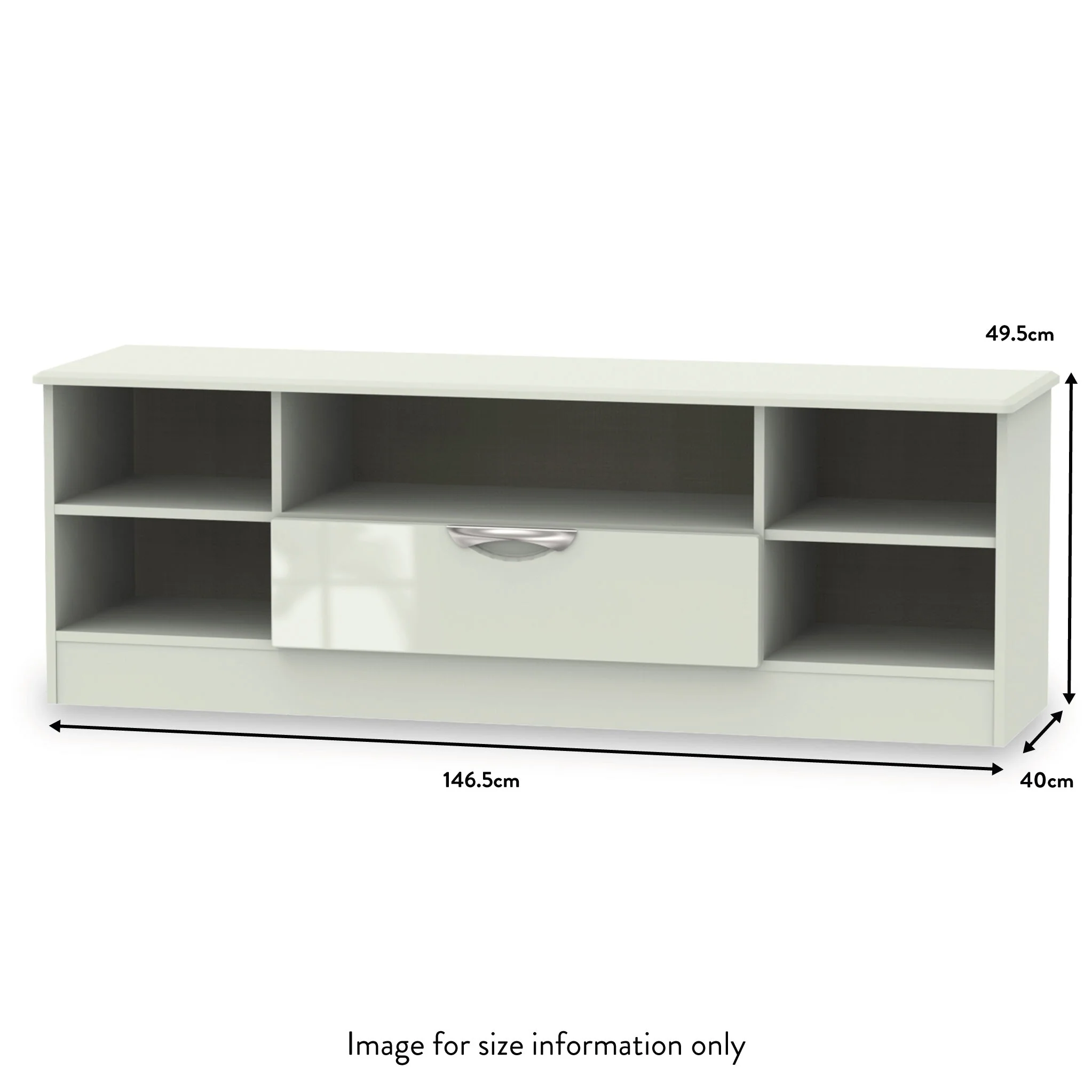 Beckett Gloss Wide TV Unit - Image 15