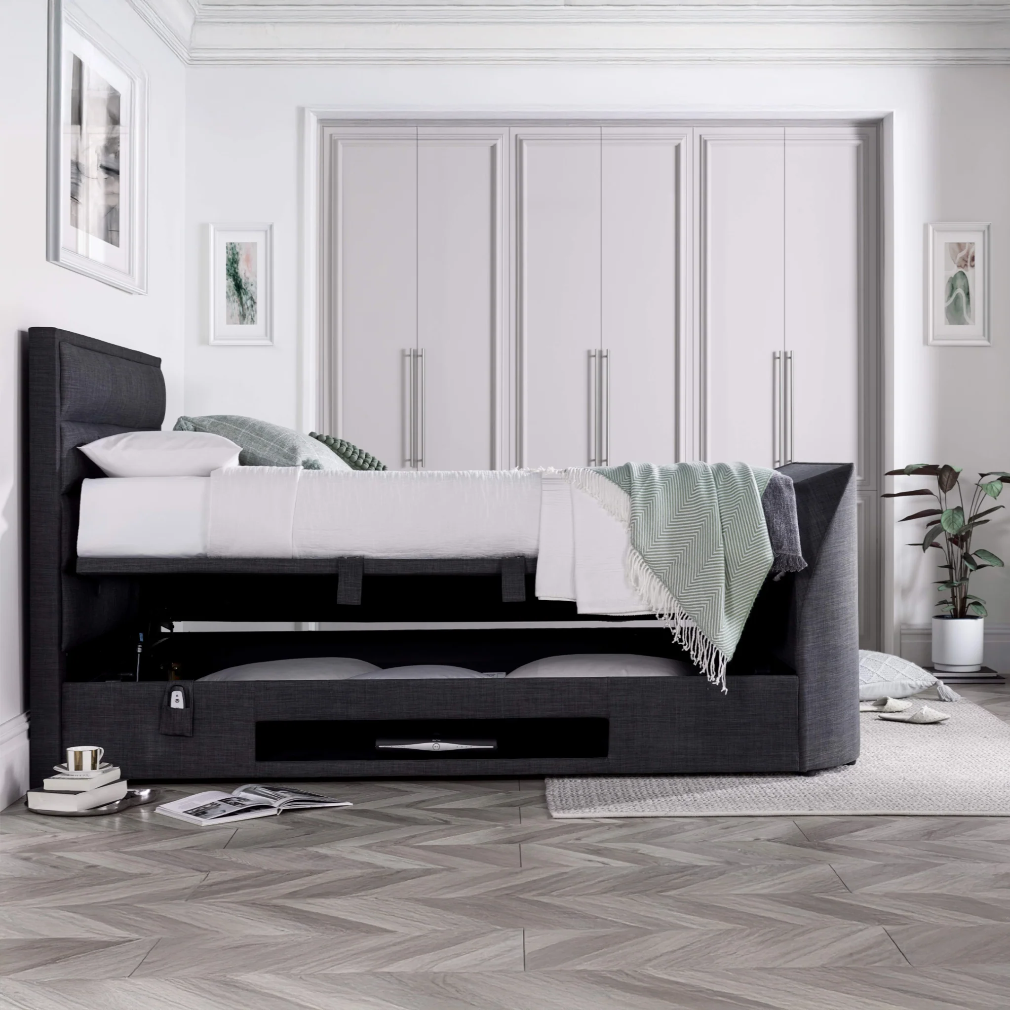 Belisse TV Ottoman Bed Frame - Image 3