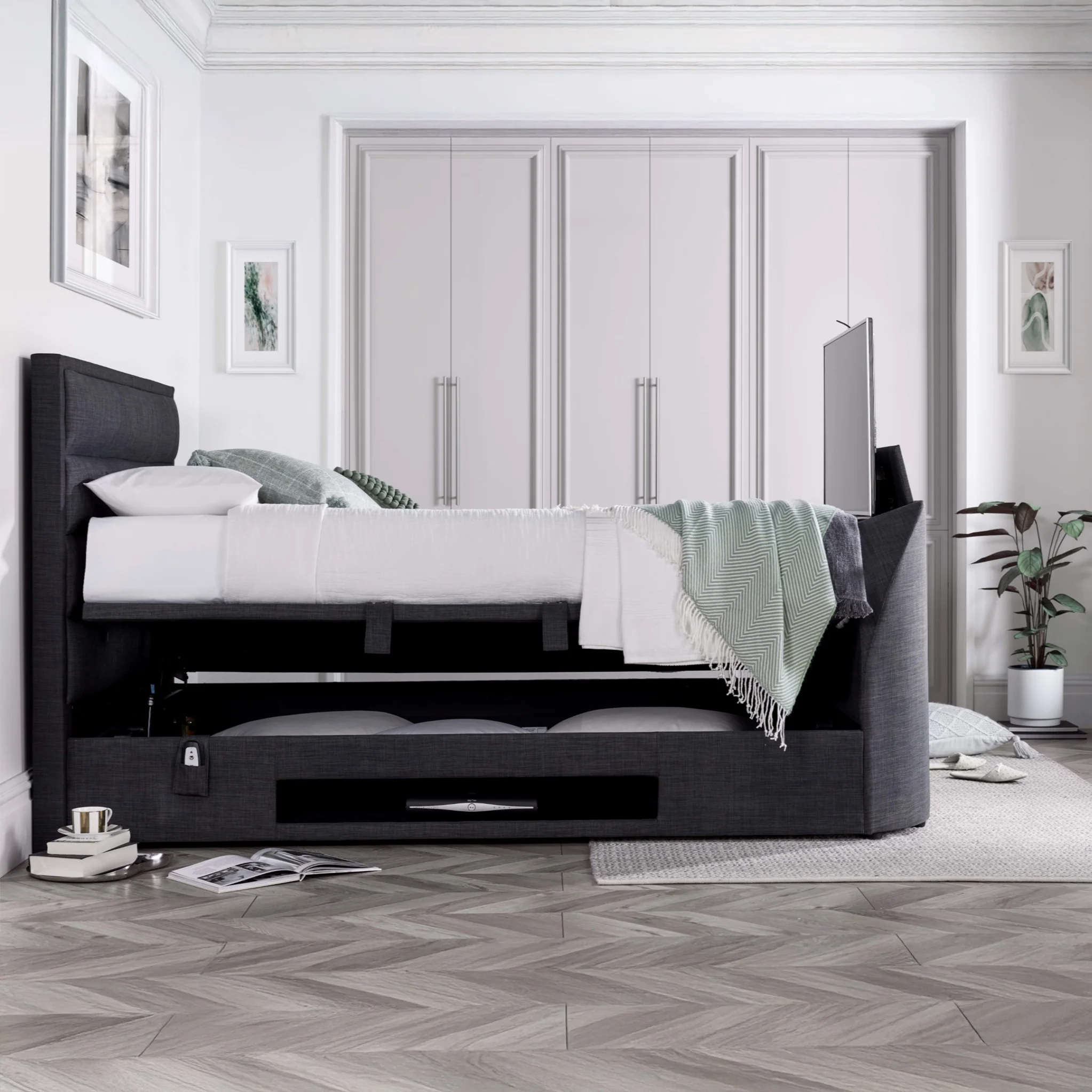 Belisse TV Ottoman Bed Frame - Image 5