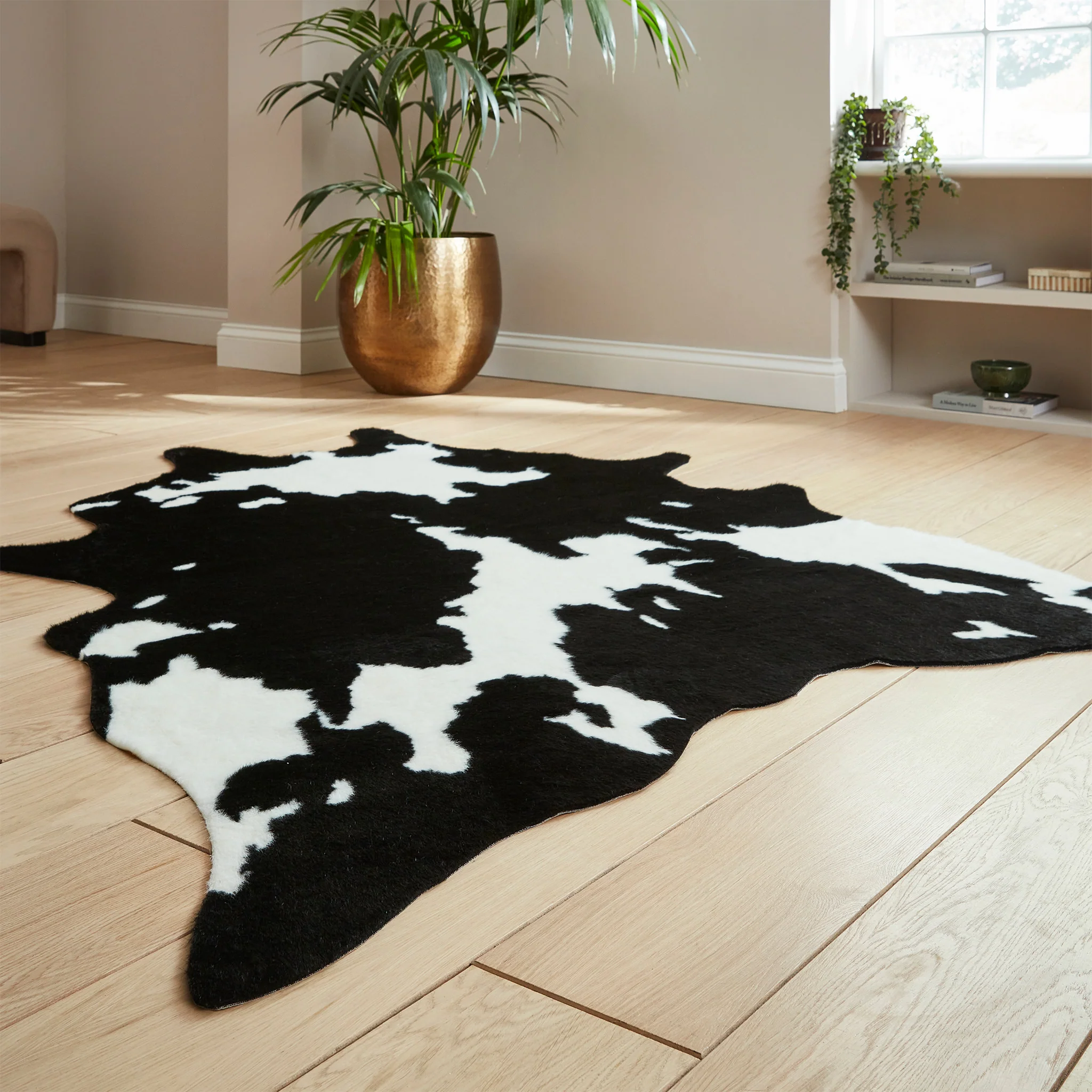 Bellaire Faux Cow Print Rug - Image 2