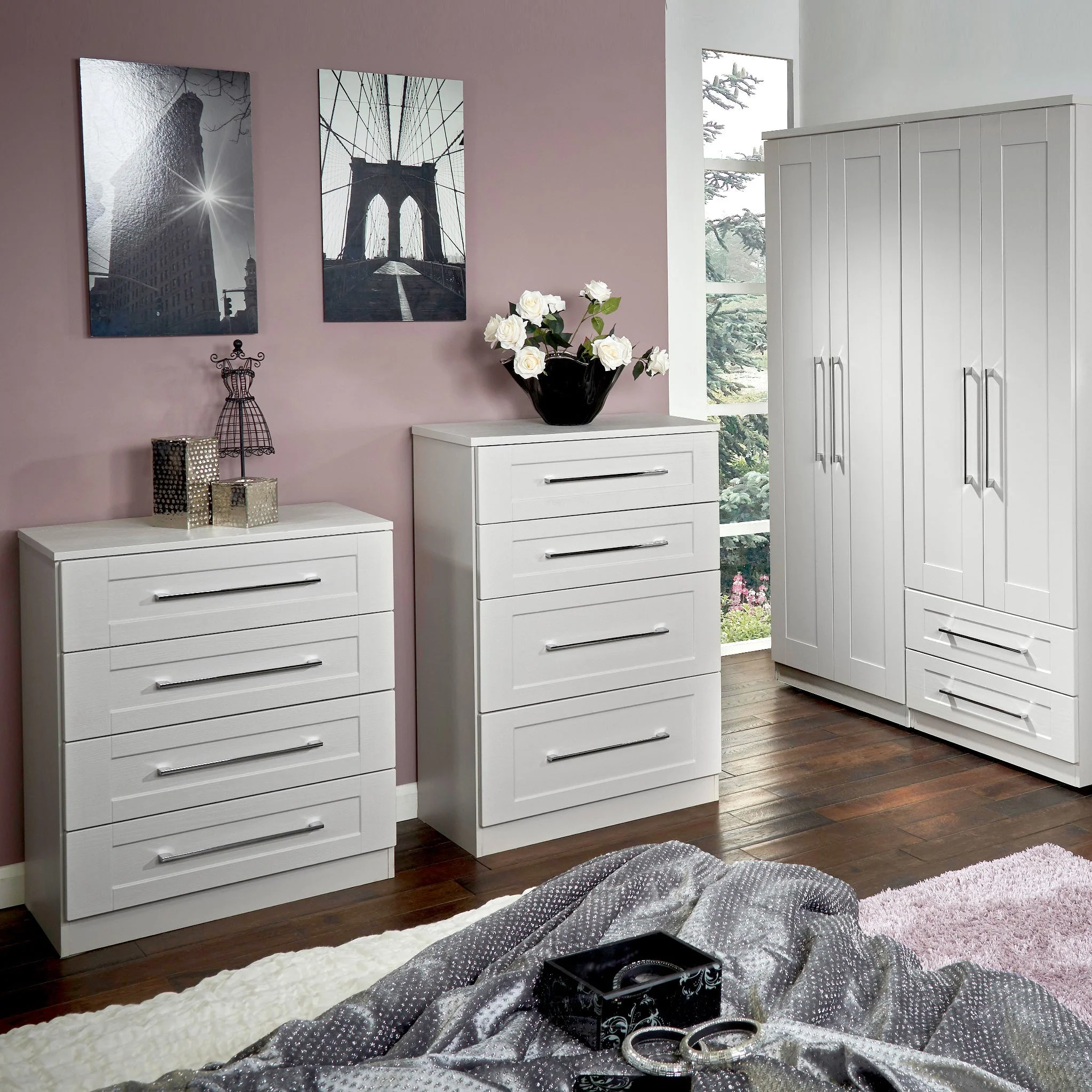 Bellamy 2 Door Wardrobe - Image 4