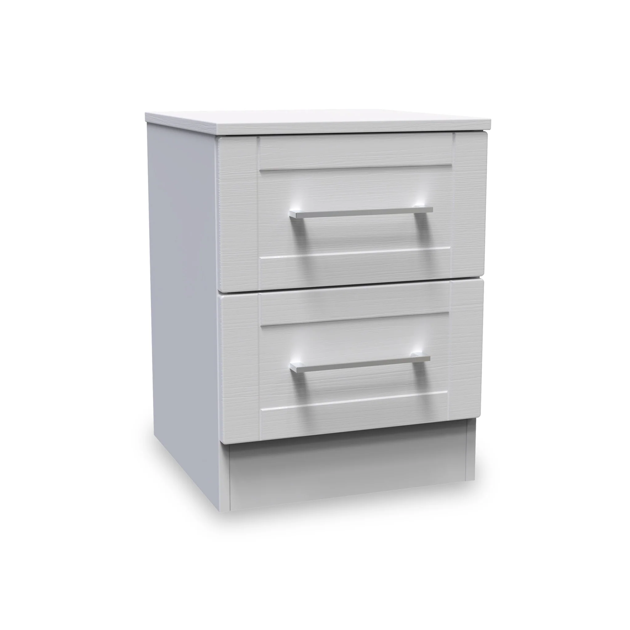 Bellamy 2 Drawer Bedside Table - Image 5
