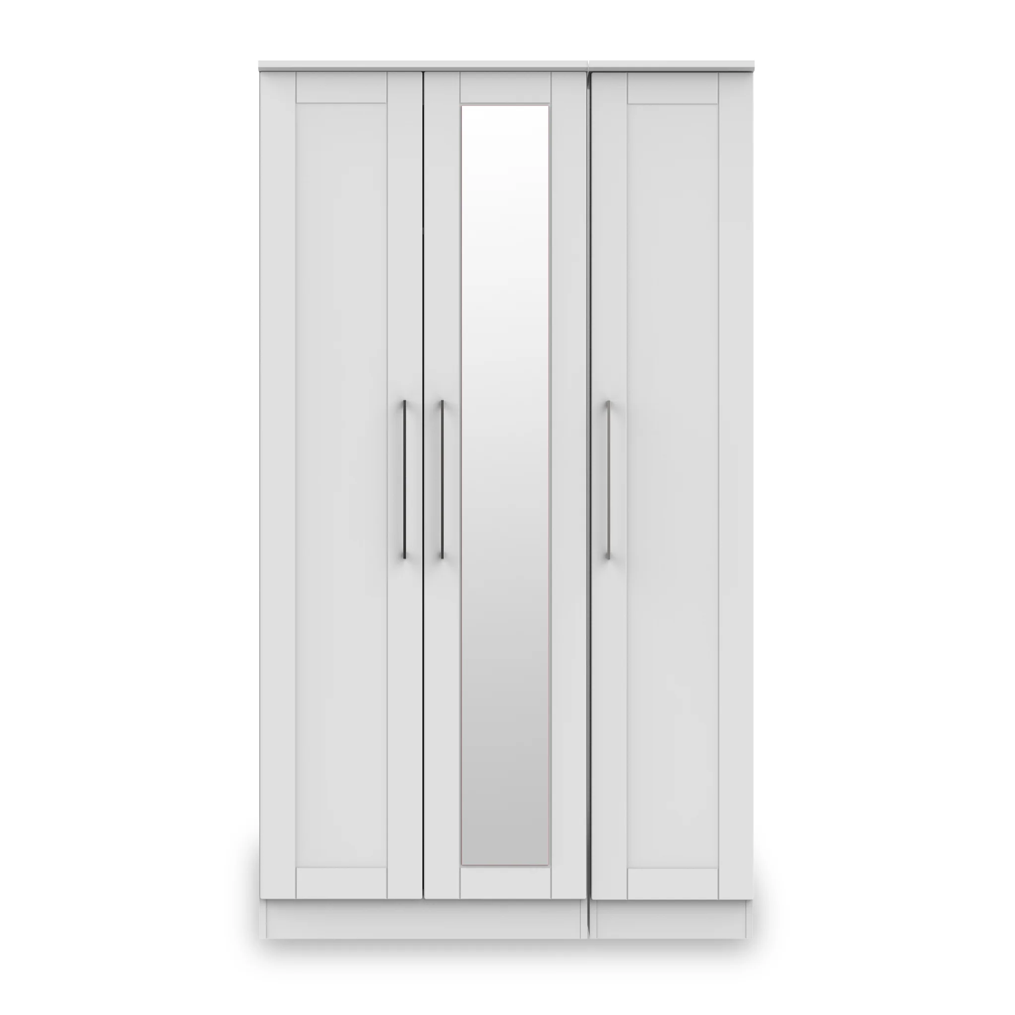 Bellamy Tall 3 Door Mirror Wardrobe - Image 4