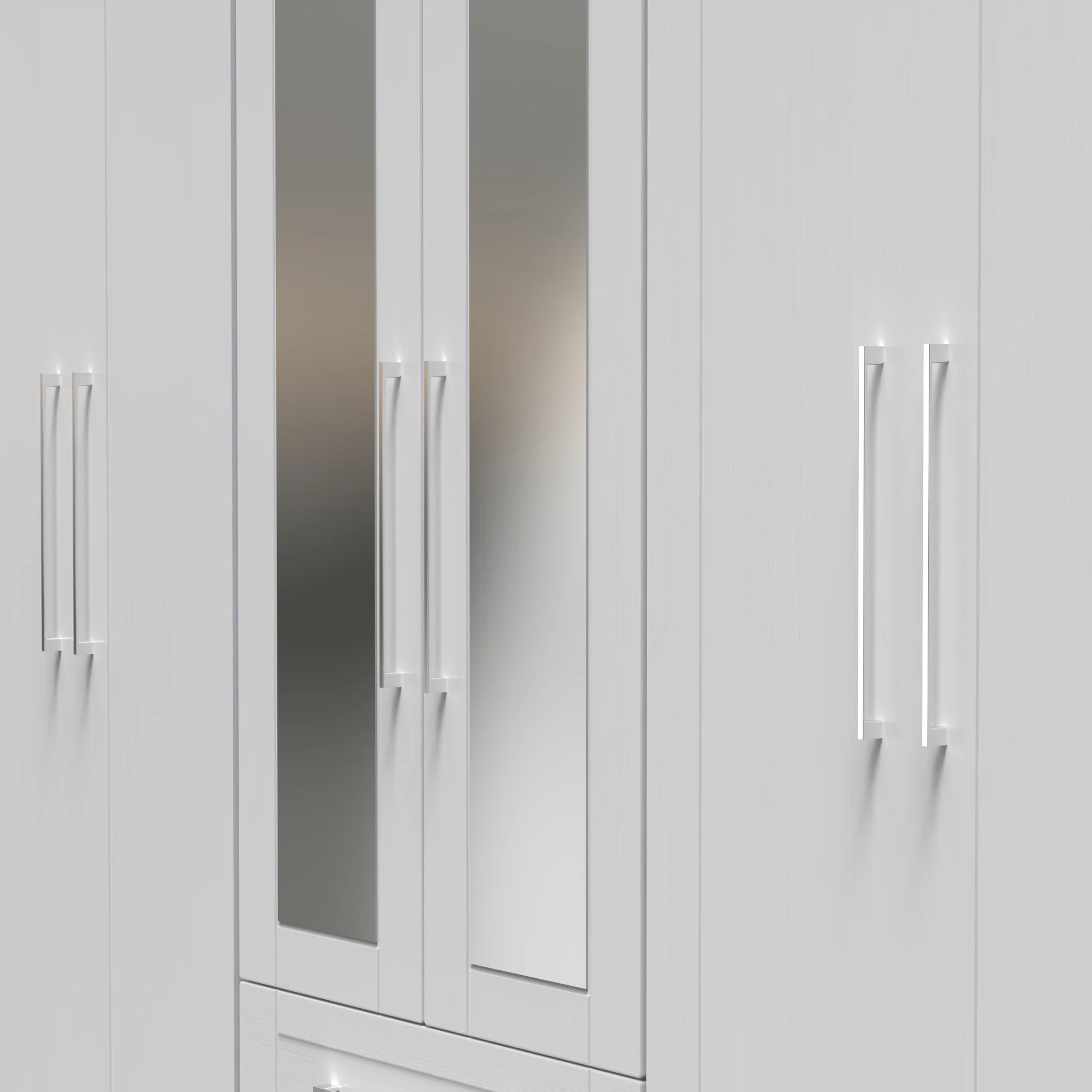 Bellamy Tall 6 Door 2 Drawer with Mirrors Wardrobe - Image 13