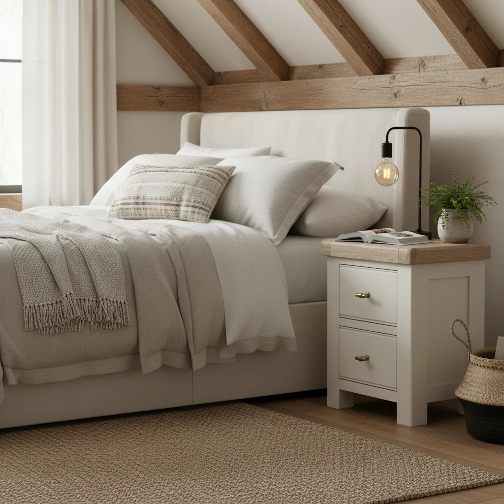 Belmont 2 Drawer Bedside - Image 2
