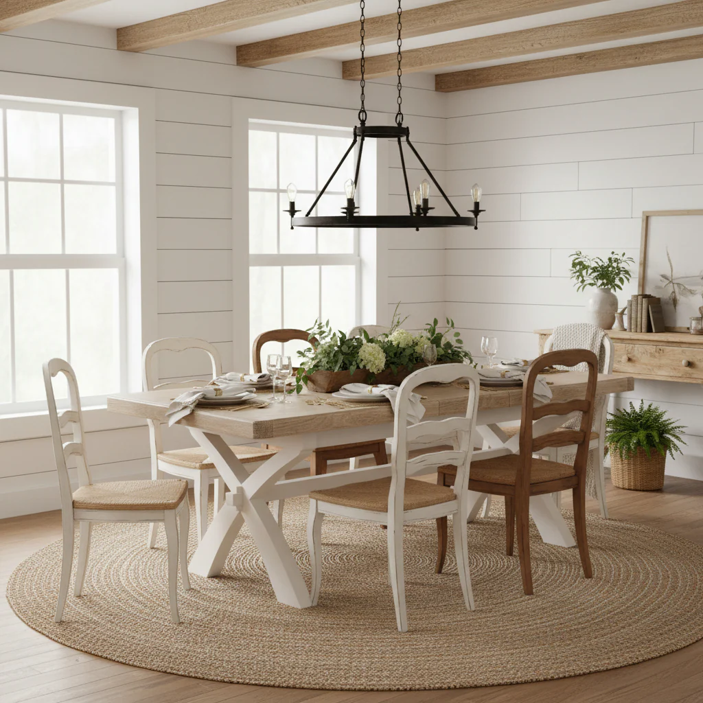 Belmont 200-245cm Extendable Cross Leg Dining Table - Image 3