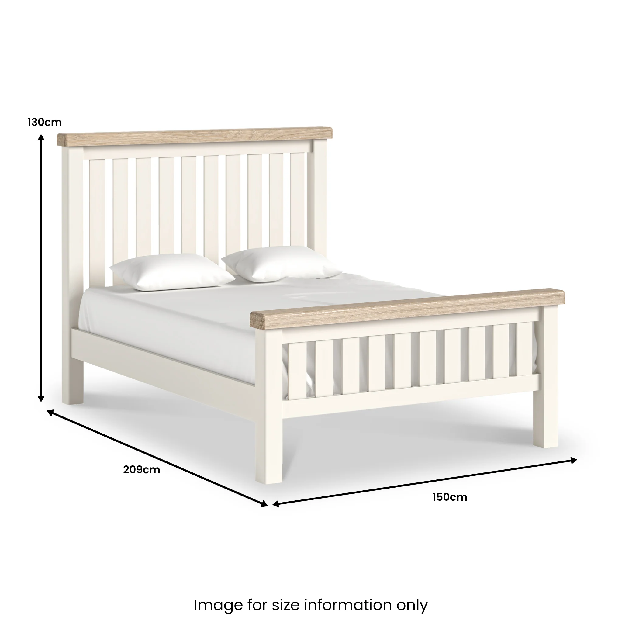Belmont Slatted Bed Frame - Image 5
