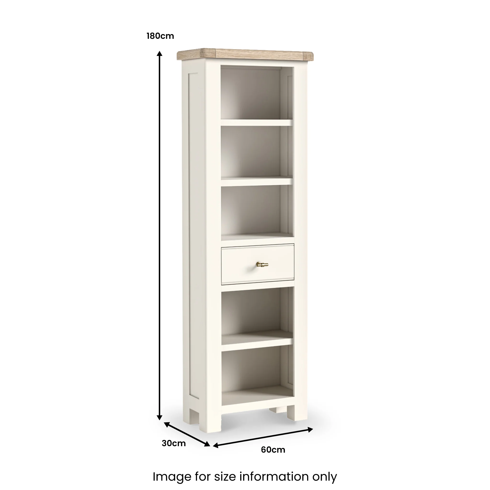 Belmont Slim Bookcase - Image 4