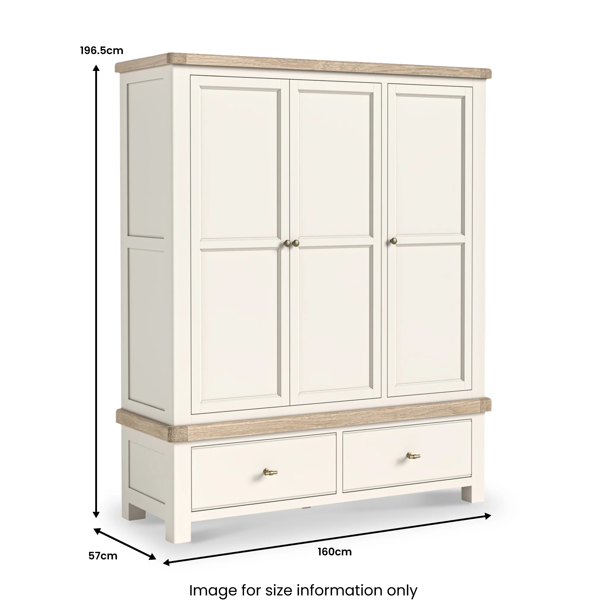 Belmont Triple Wardrobe - Image 5