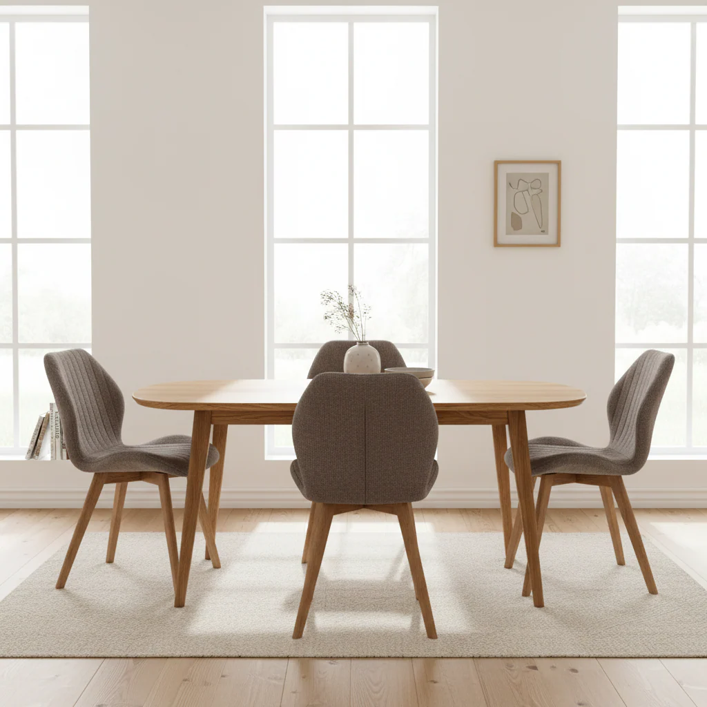 Belrose Textured Fabric Dining Chair - Image 2