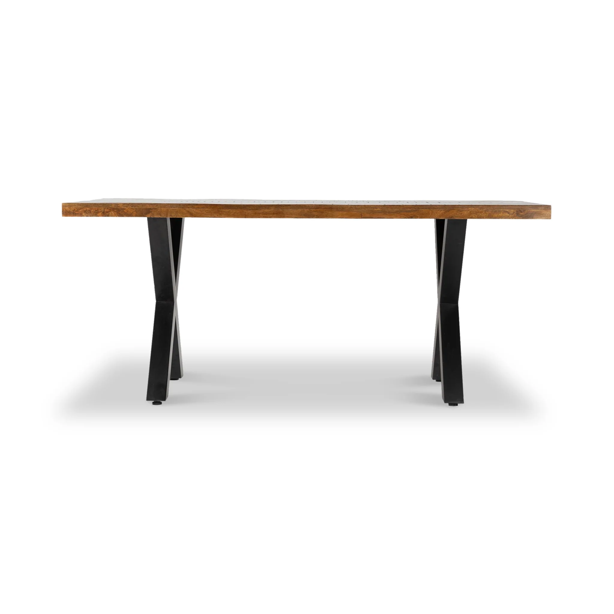 Benjin 180cm Mango Wood Dining Table - Image 7