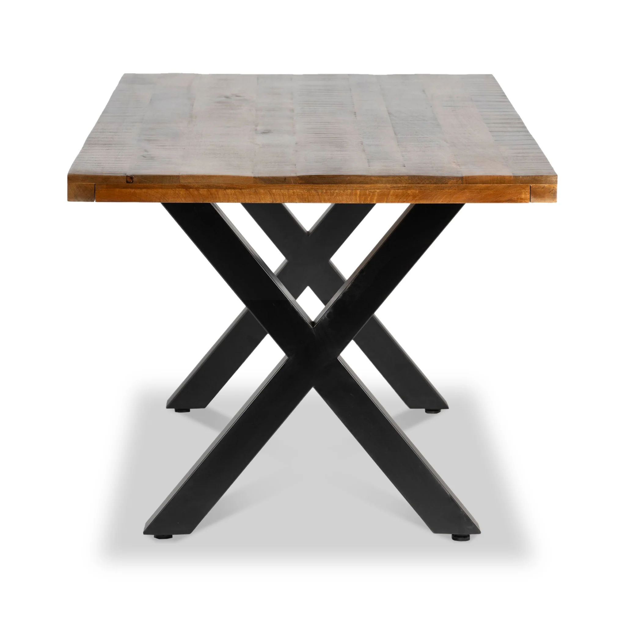 Benjin 220cm Mango Wood Dining Table - Image 4