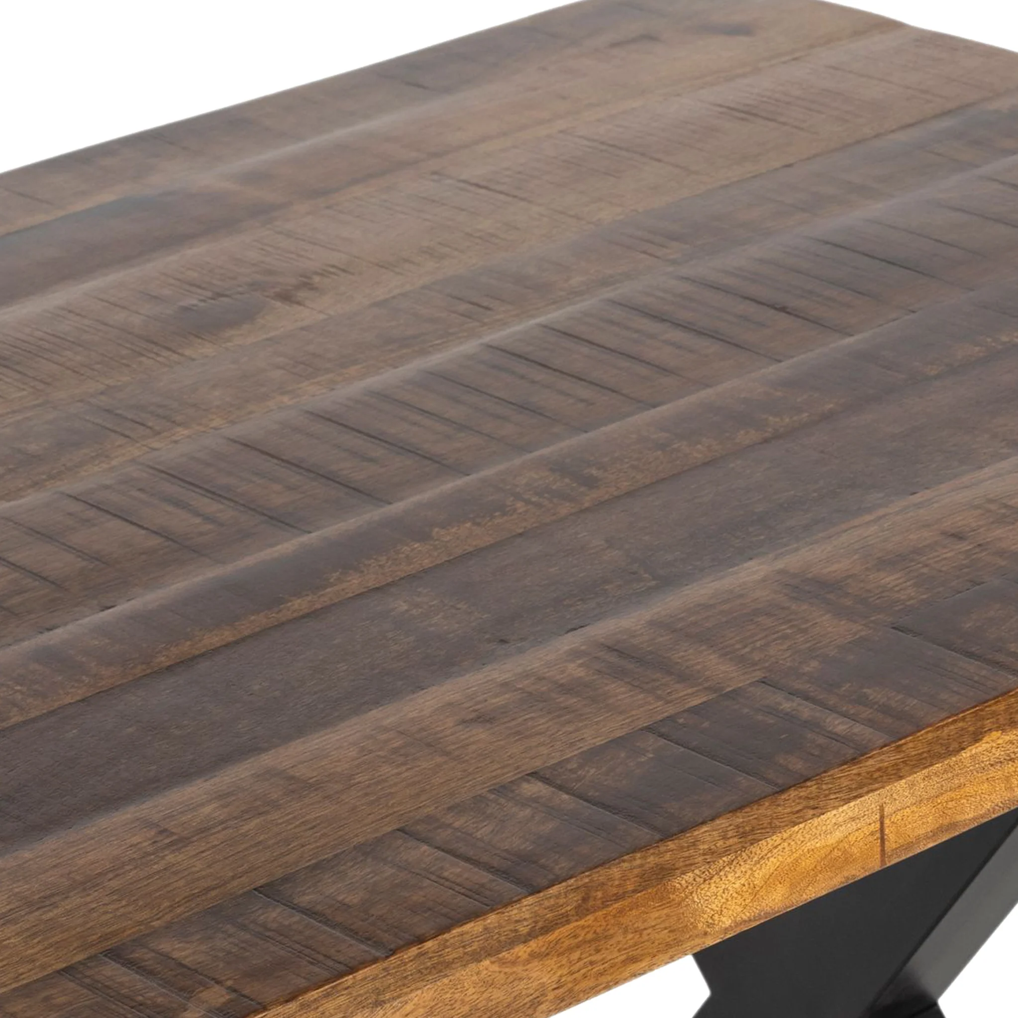 Benjin 220cm Mango Wood Dining Table - Image 5