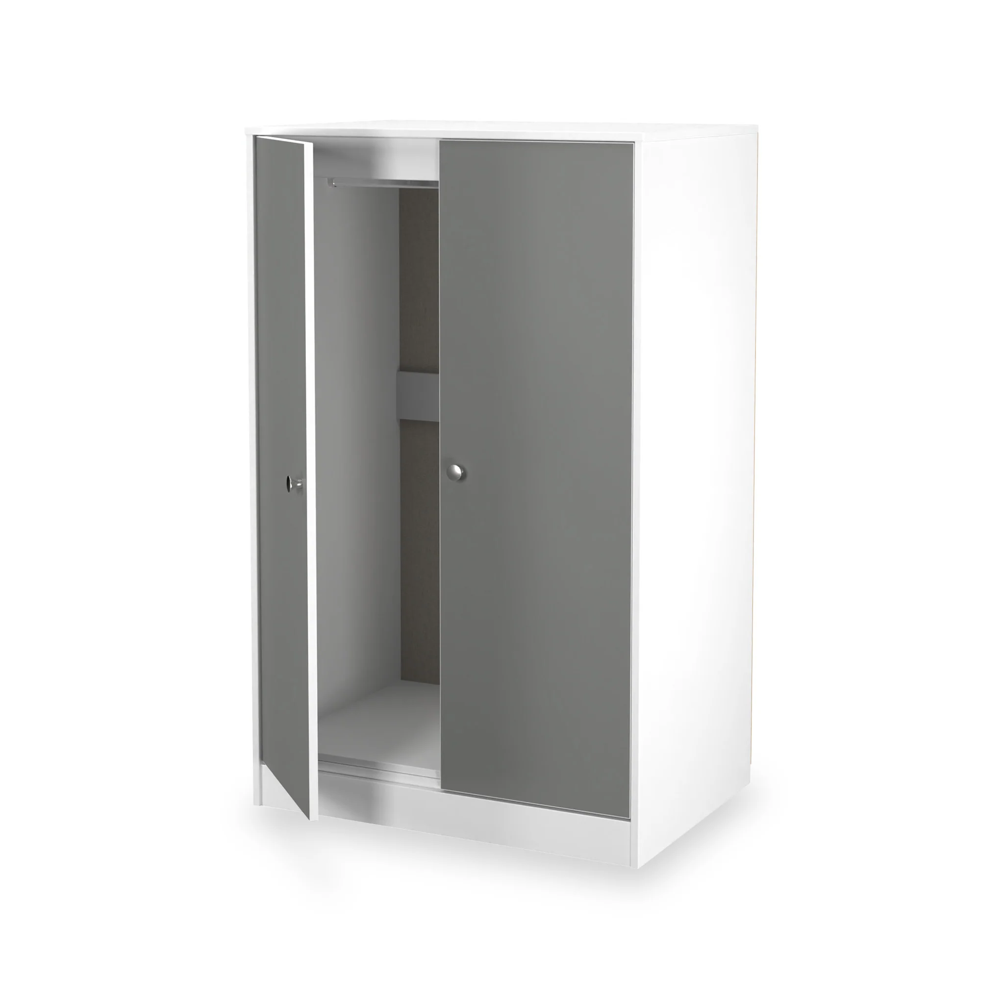 Bennet 2 Door Midi Wardrobe - Image 4