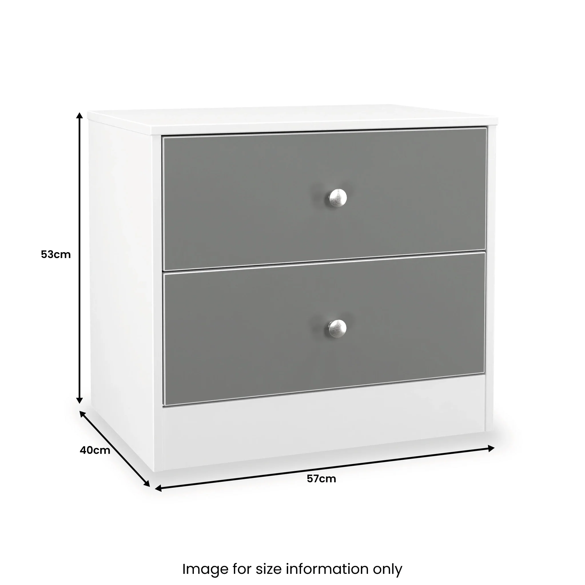 Bennet 2 Drawer Midi Chest - Image 10