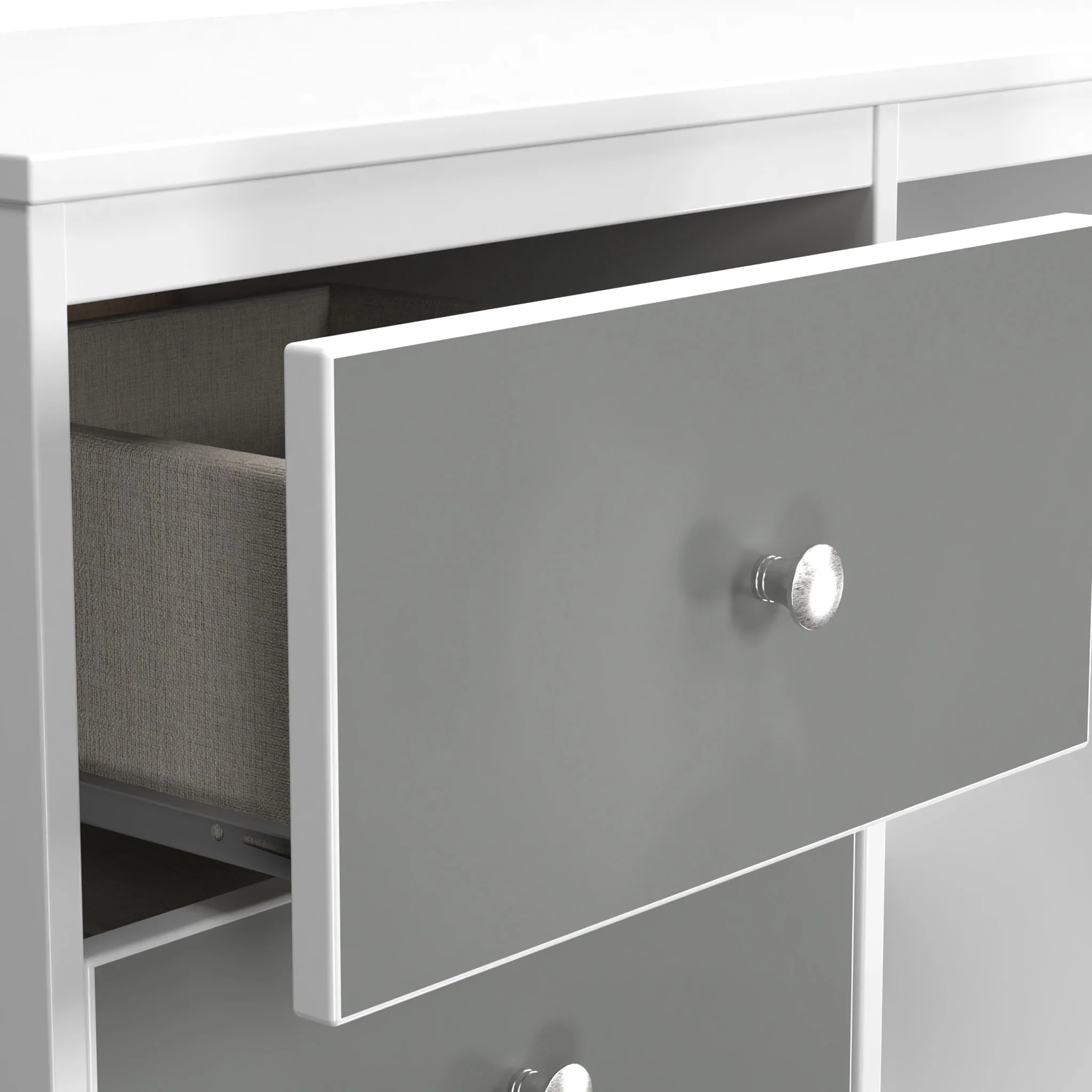 Bennet 3 Drawer Vanity Desk - Image 5