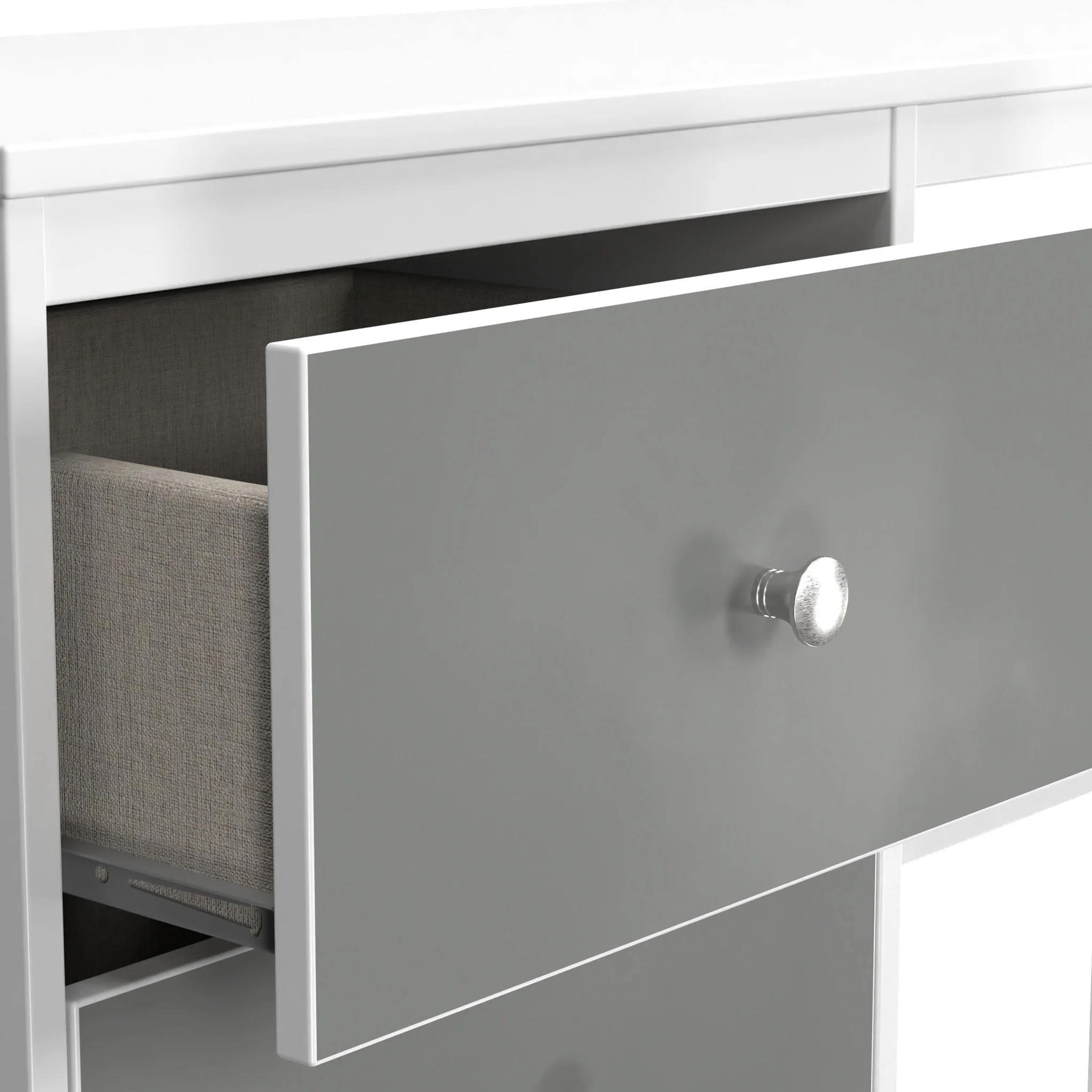 Bennet 3 Drawer Wide Desk - Image 4
