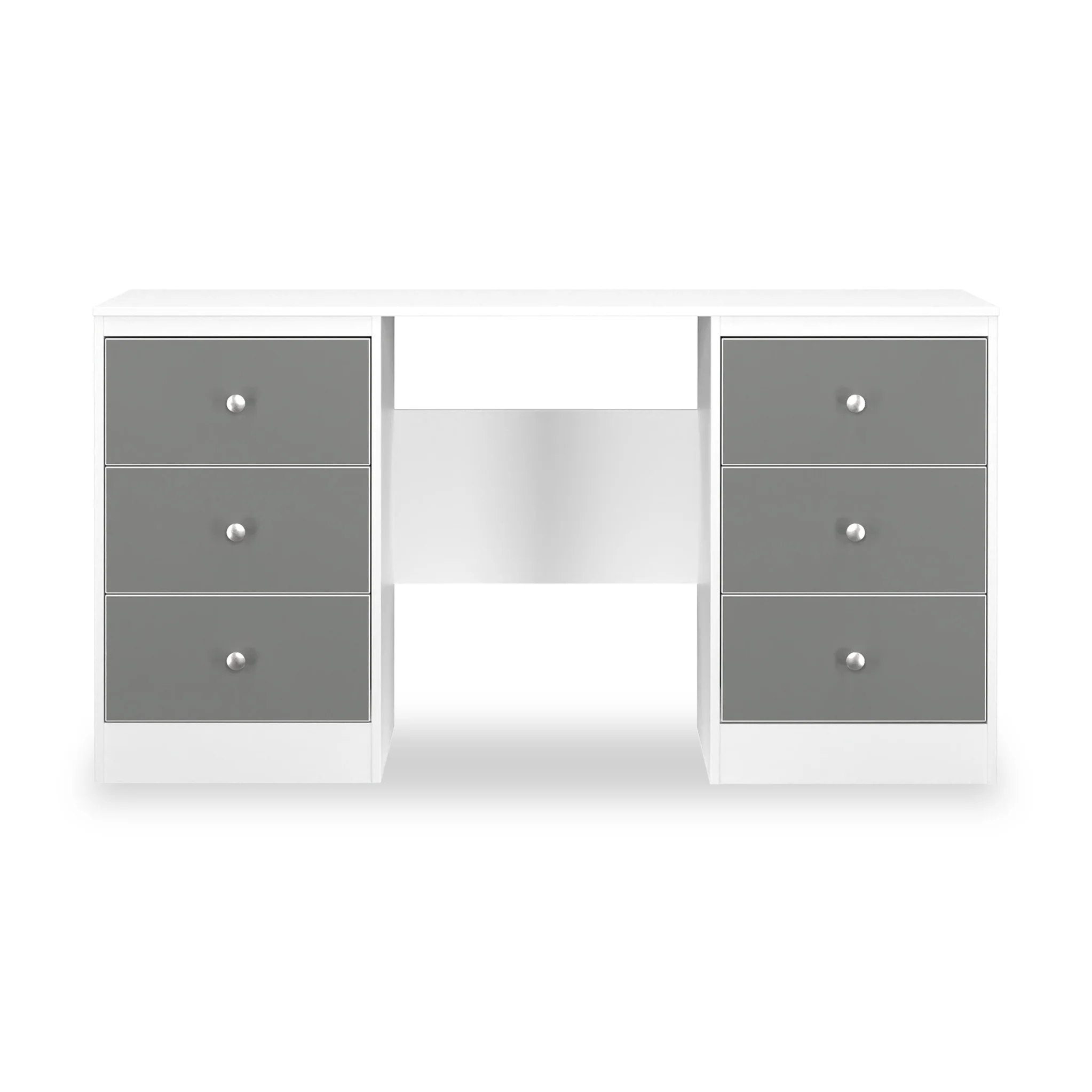 Bennet 6 Drawer Kneehole Desk - Image 3