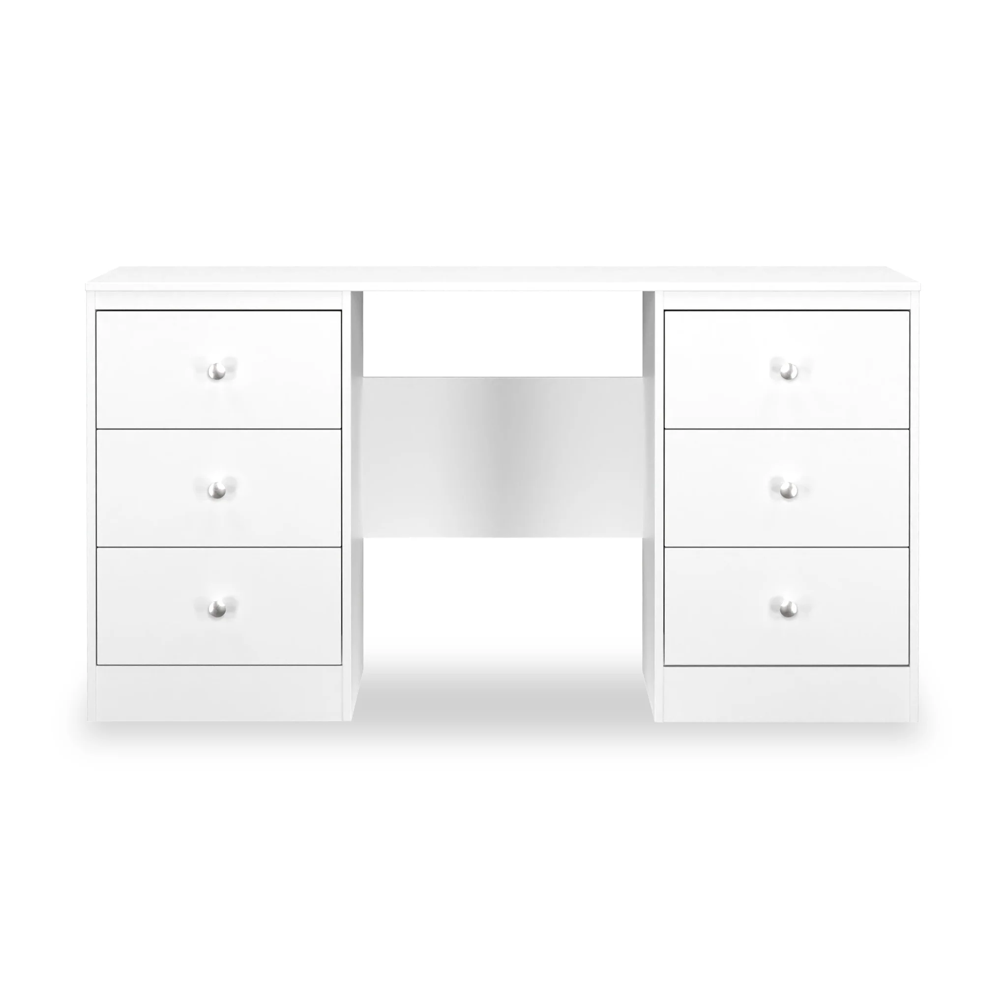 Bennet 6 Drawer Kneehole Desk - Image 7