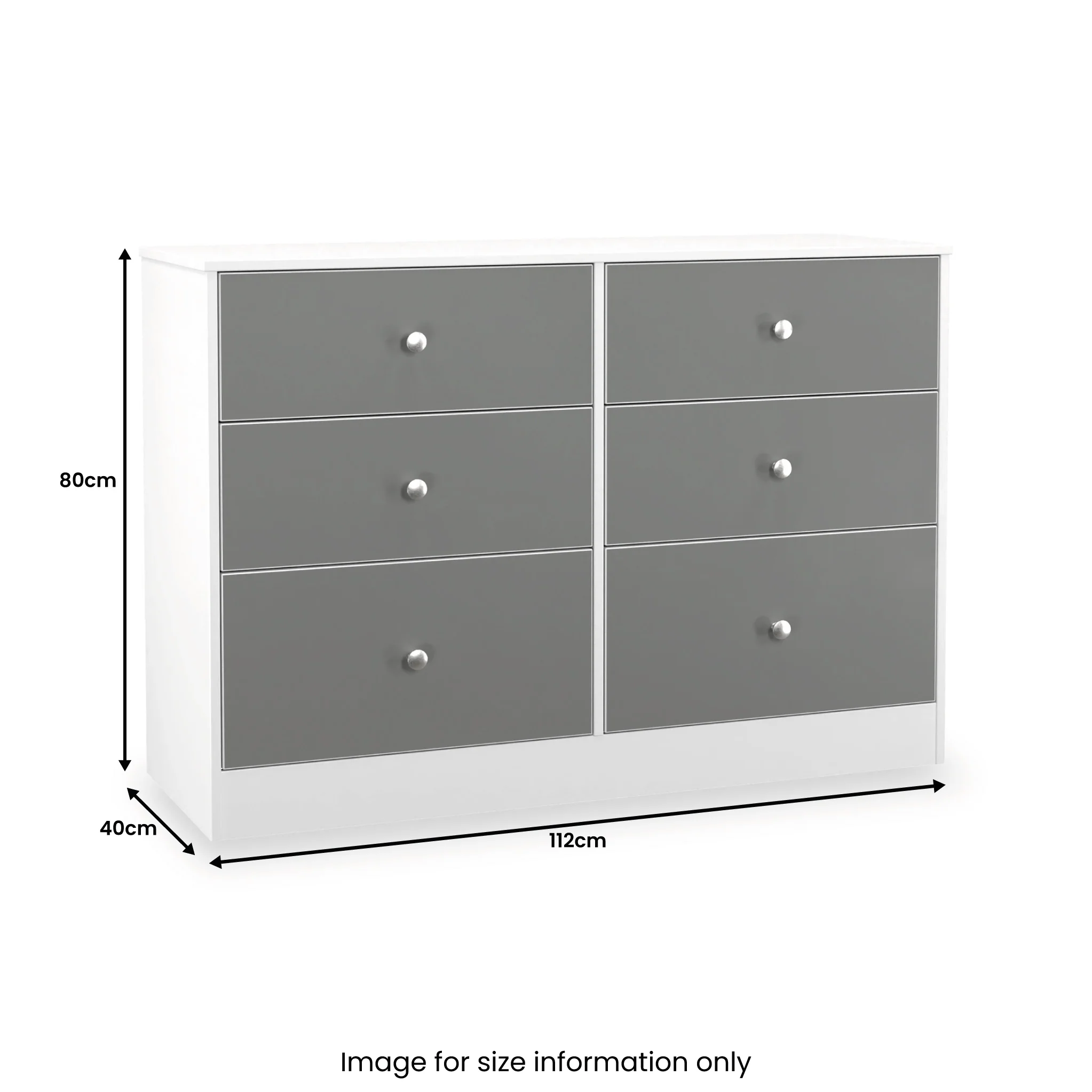 Bennet 6 Drawer Midi Chest - Image 12