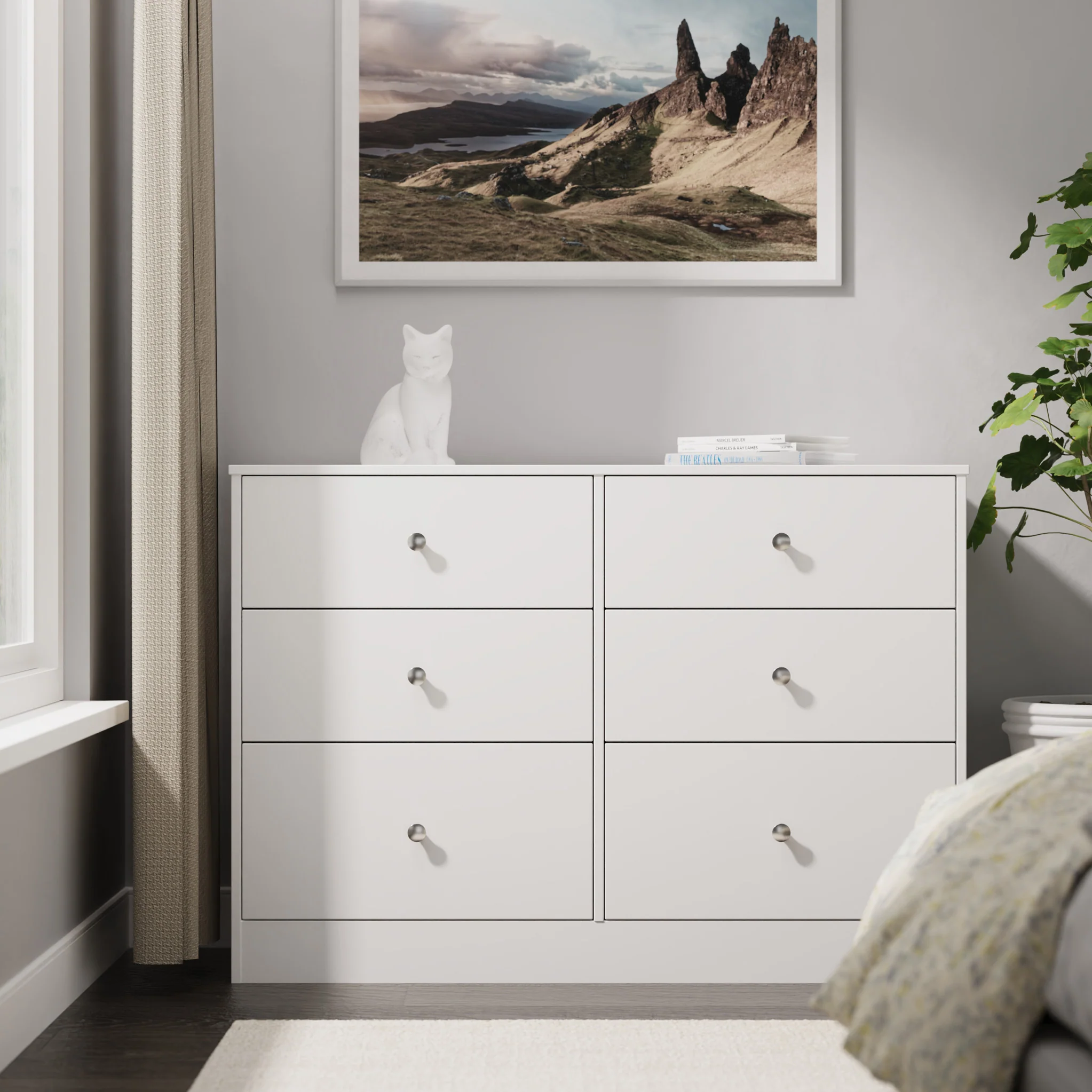 Bennet 6 Drawer Midi Chest - Image 2