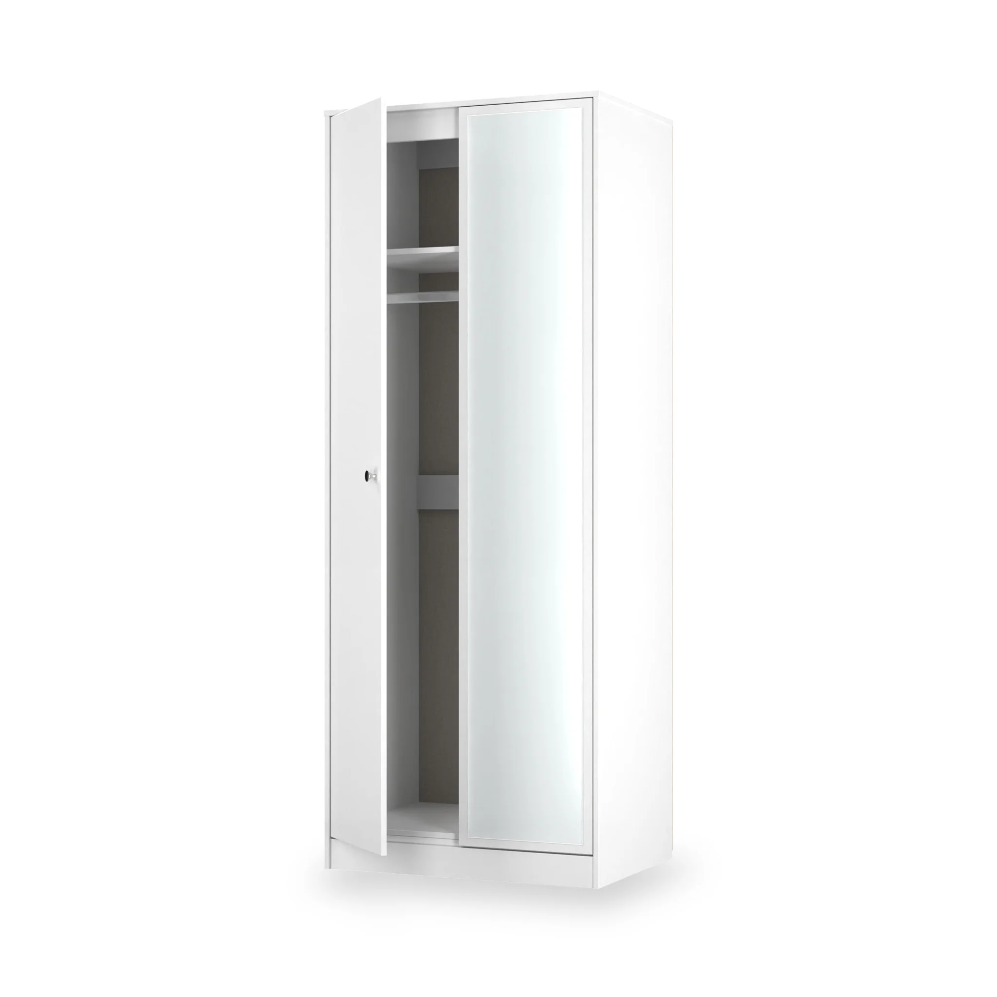 Bennet Tall 2 Door Mirrored Wardrobe - Image 8