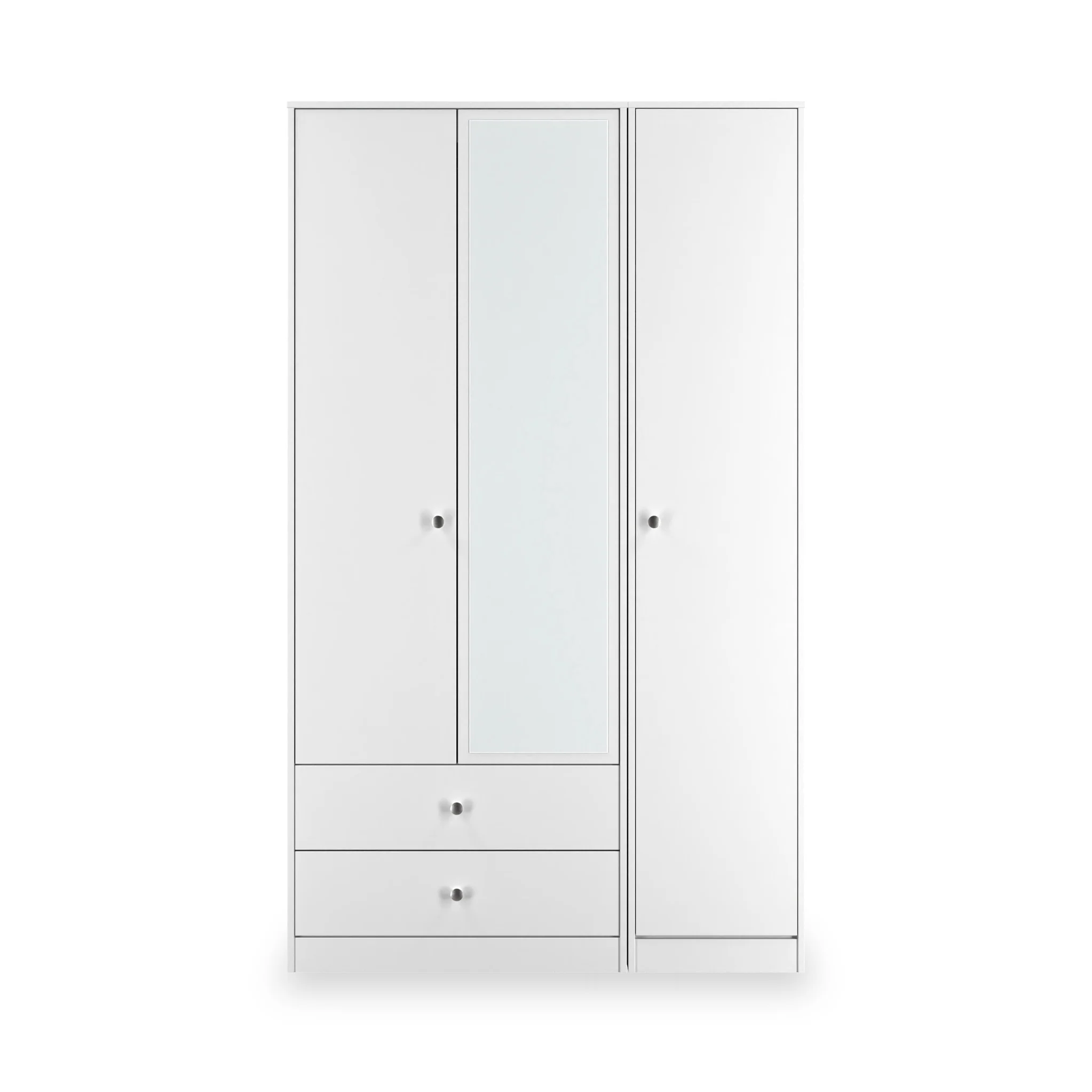 Bennet Tall Triple 2 Drawer Mirrored Wardrobe - Image 9