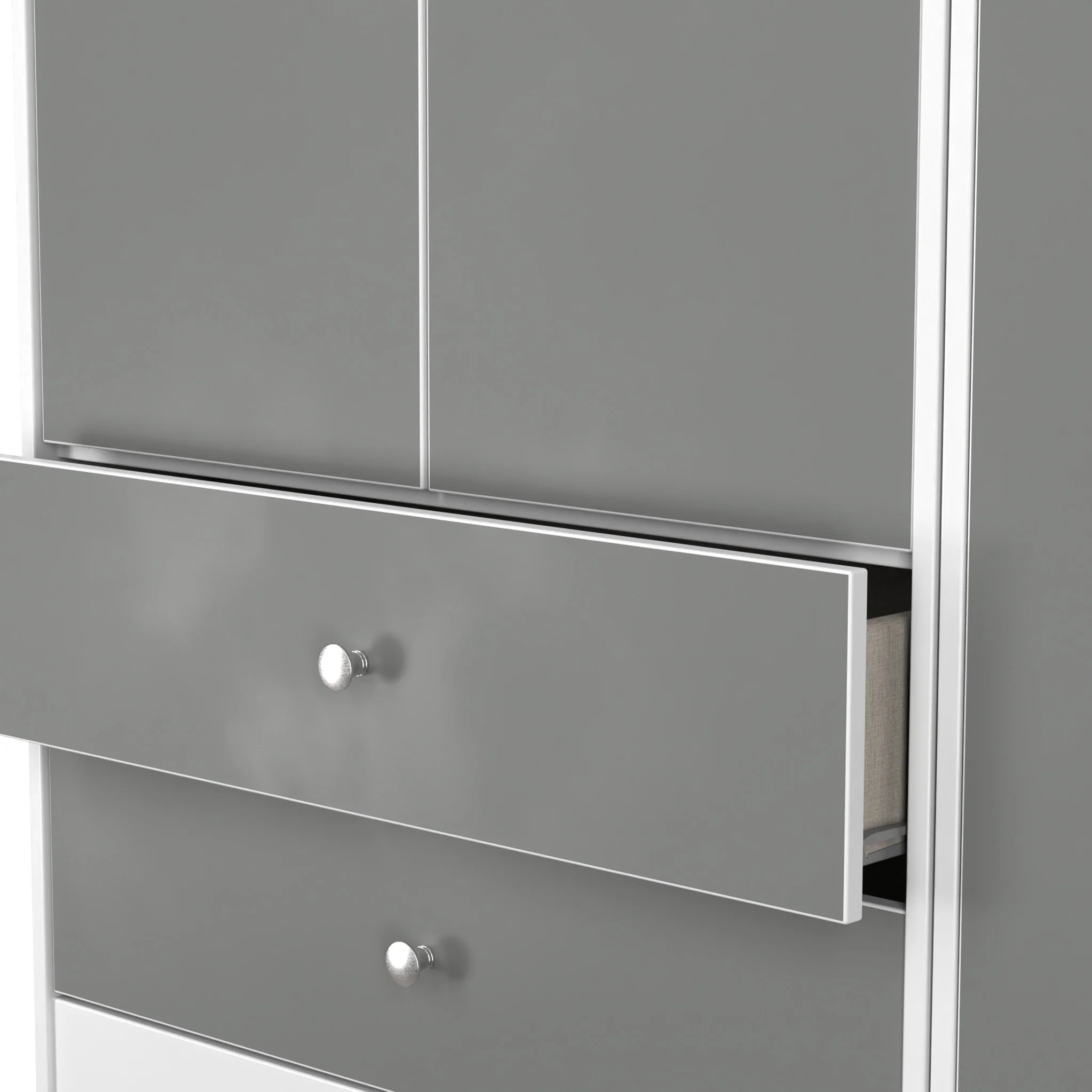 Bennet Tall Triple 2 Drawer Wardrobe - Image 7