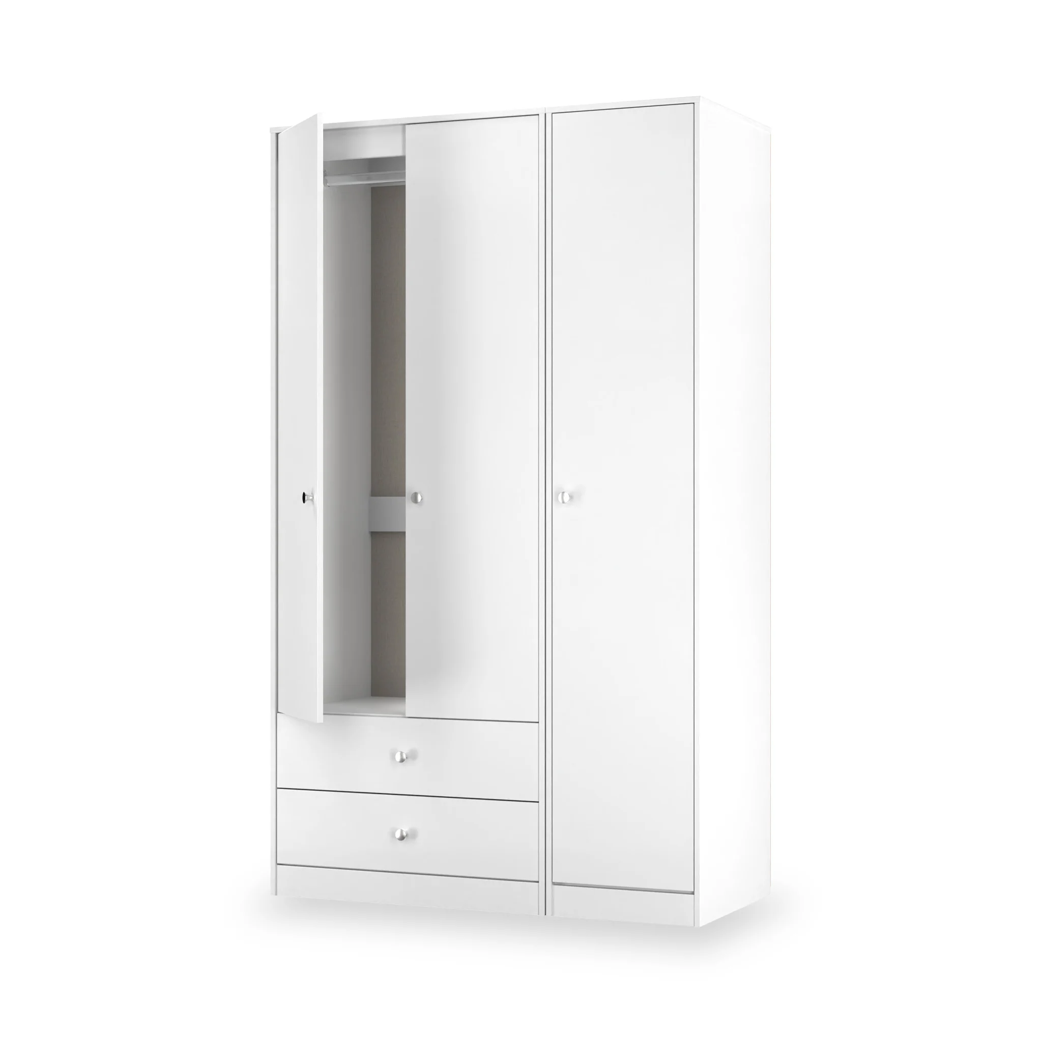 Bennet Tall Triple 2 Drawer Wardrobe - Image 9