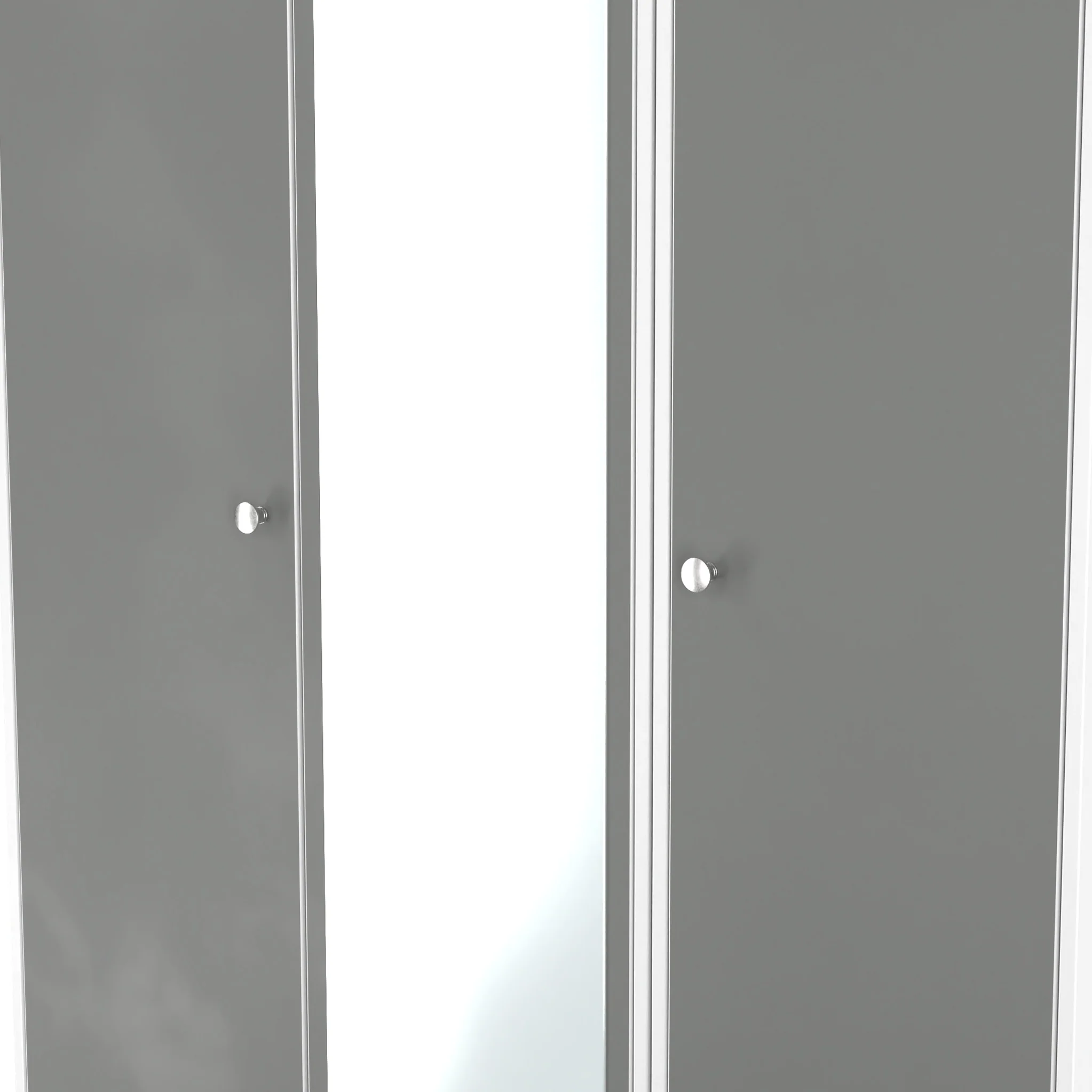 Bennet Tall Triple Mirrored Wardrobe - Image 7