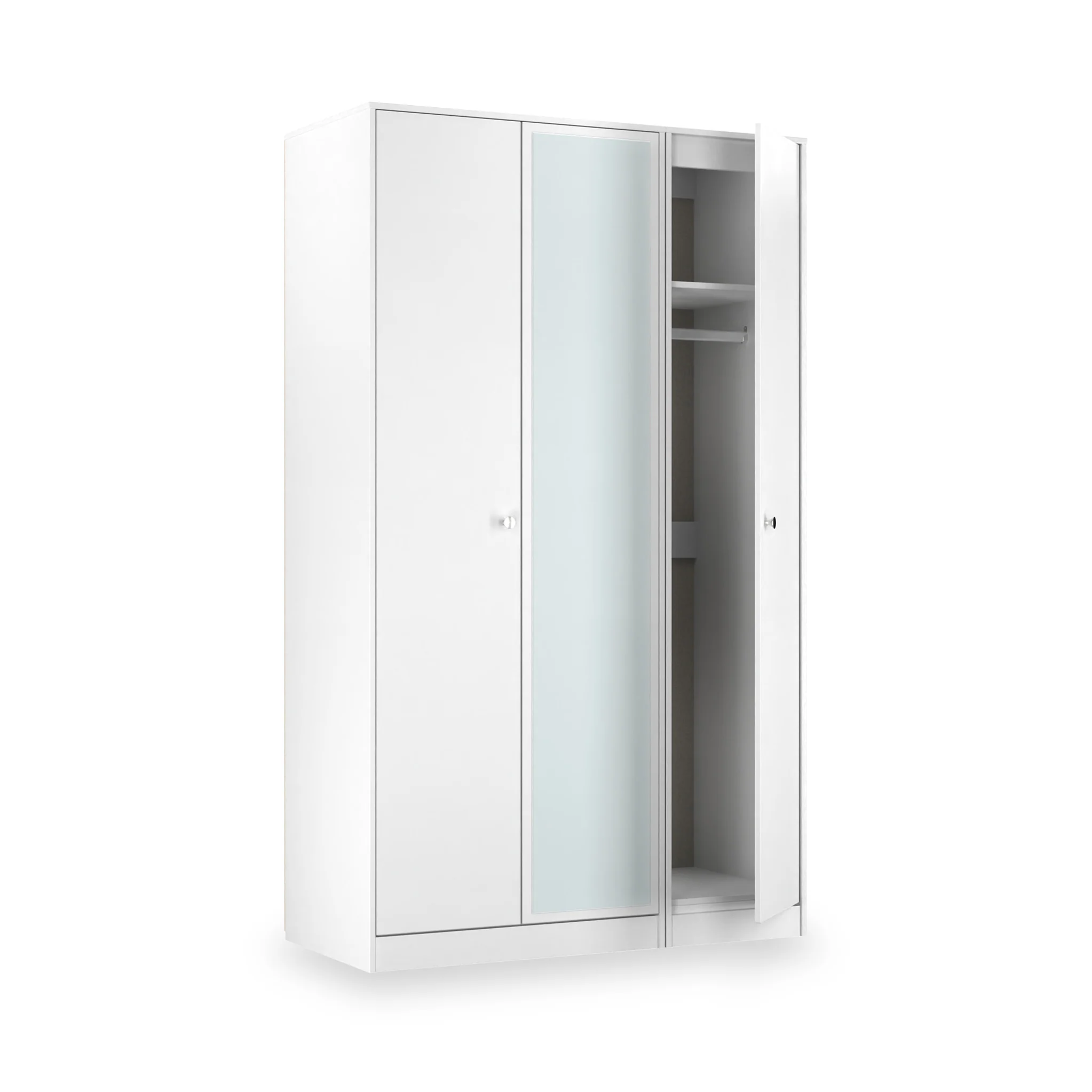 Bennet Tall Triple Mirrored Wardrobe - Image 9