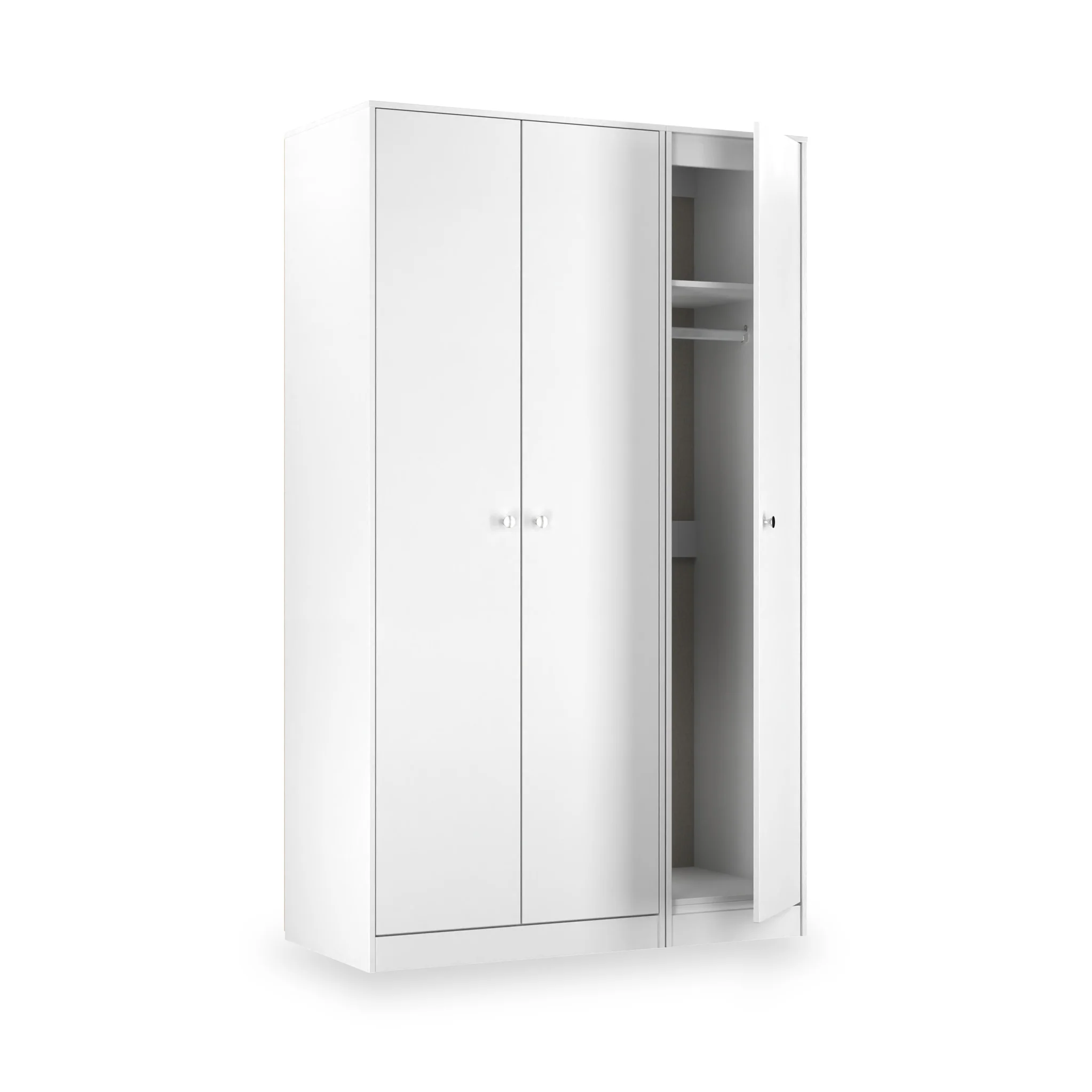 Bennet Tall Triple Plain Wardrobe - Image 7