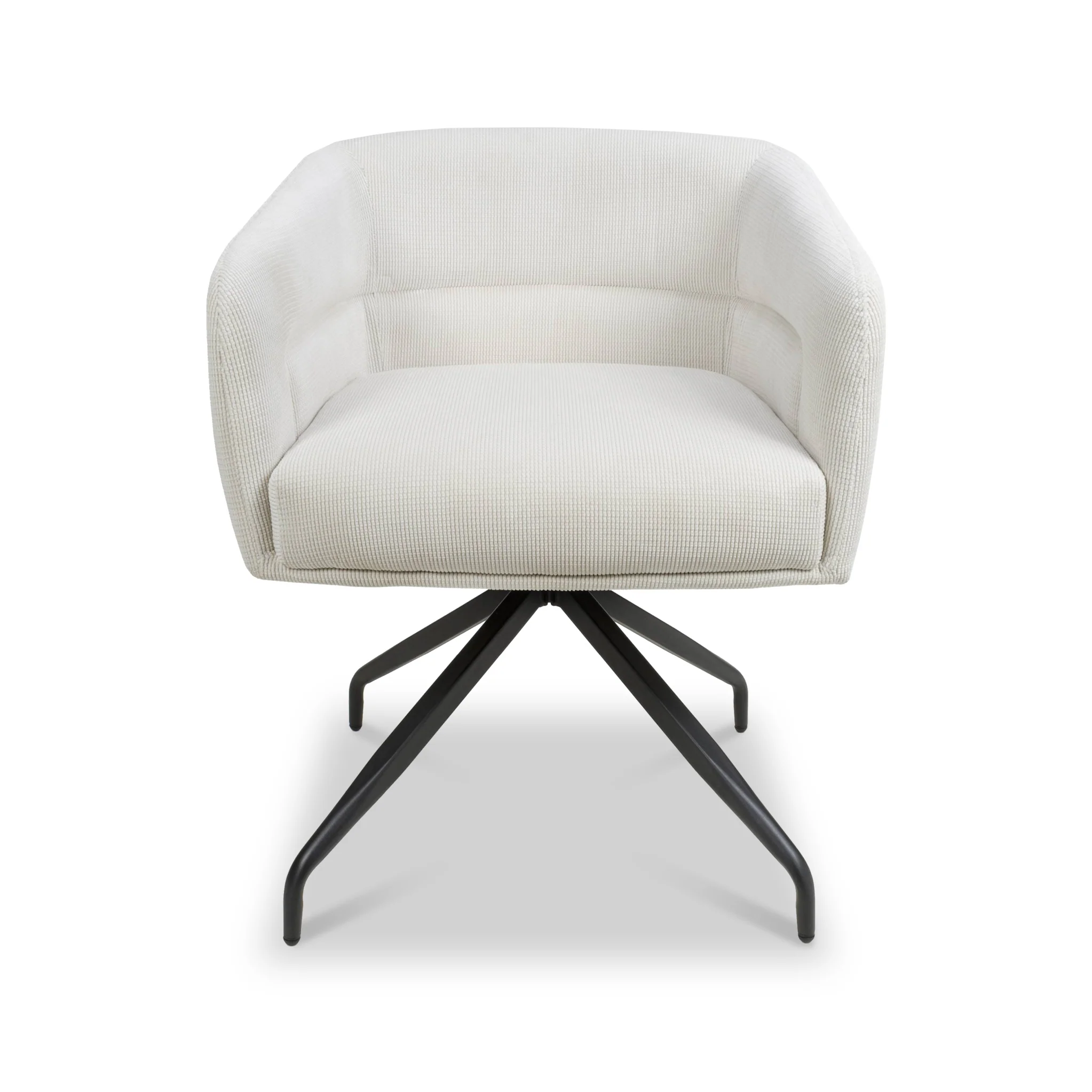 Berkley Corduroy Swivel Dining Chair - Image 3