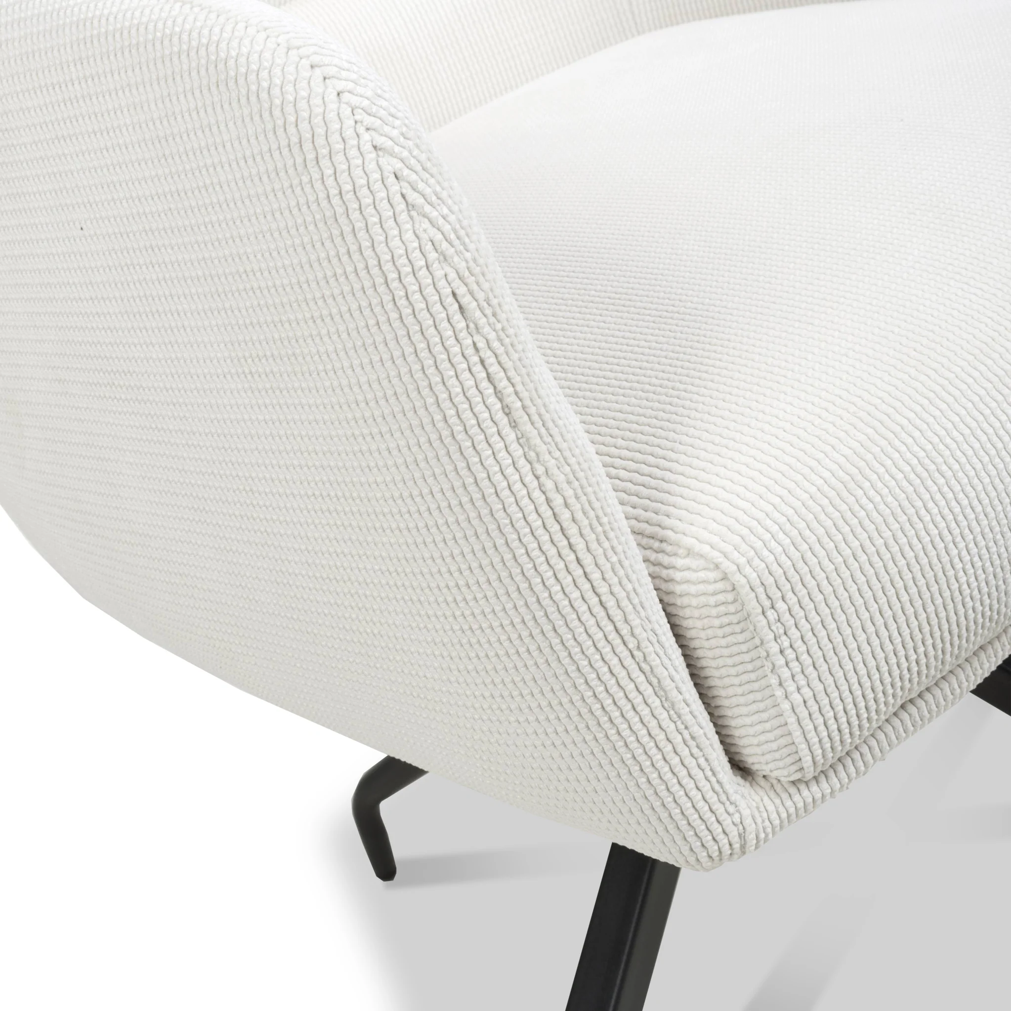 Berkley Corduroy Swivel Dining Chair - Image 7