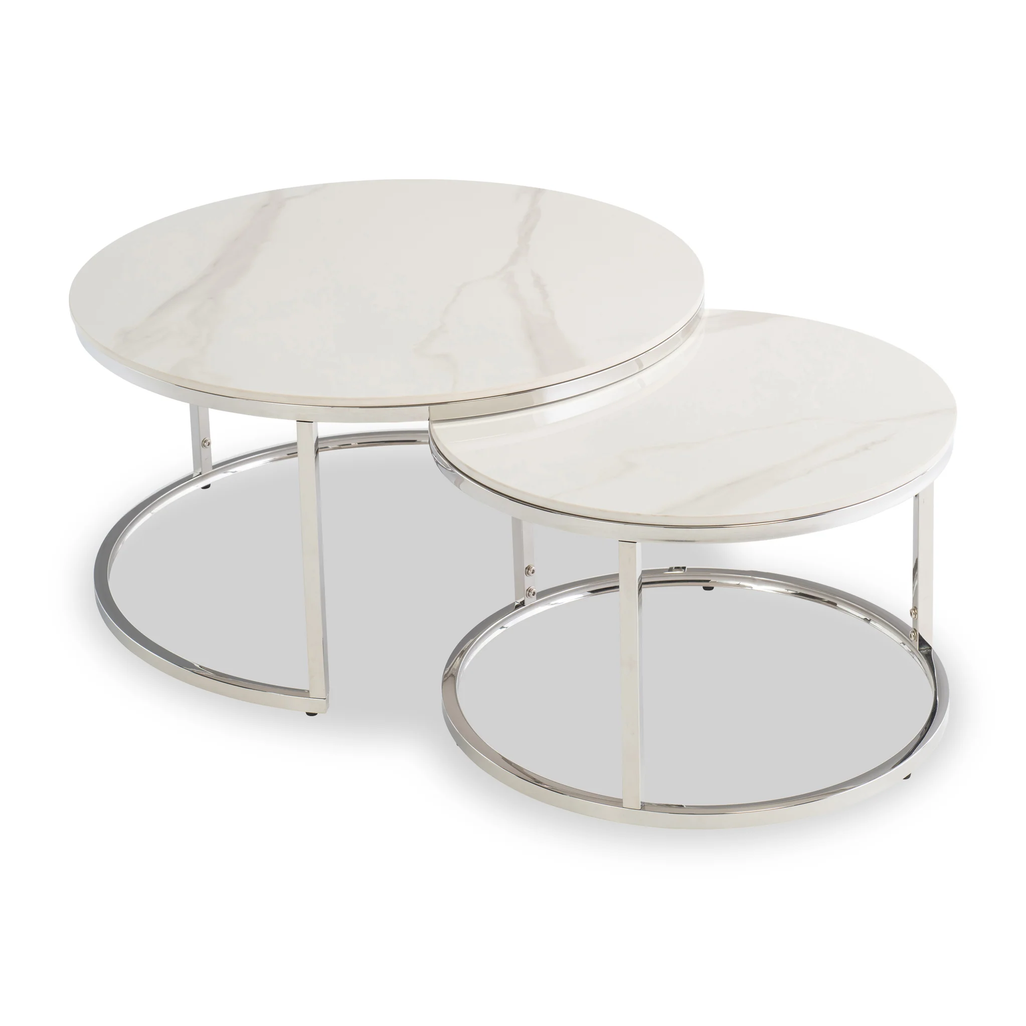 Berta Gloss Sintered Stone Coffee Table Set - Image 4