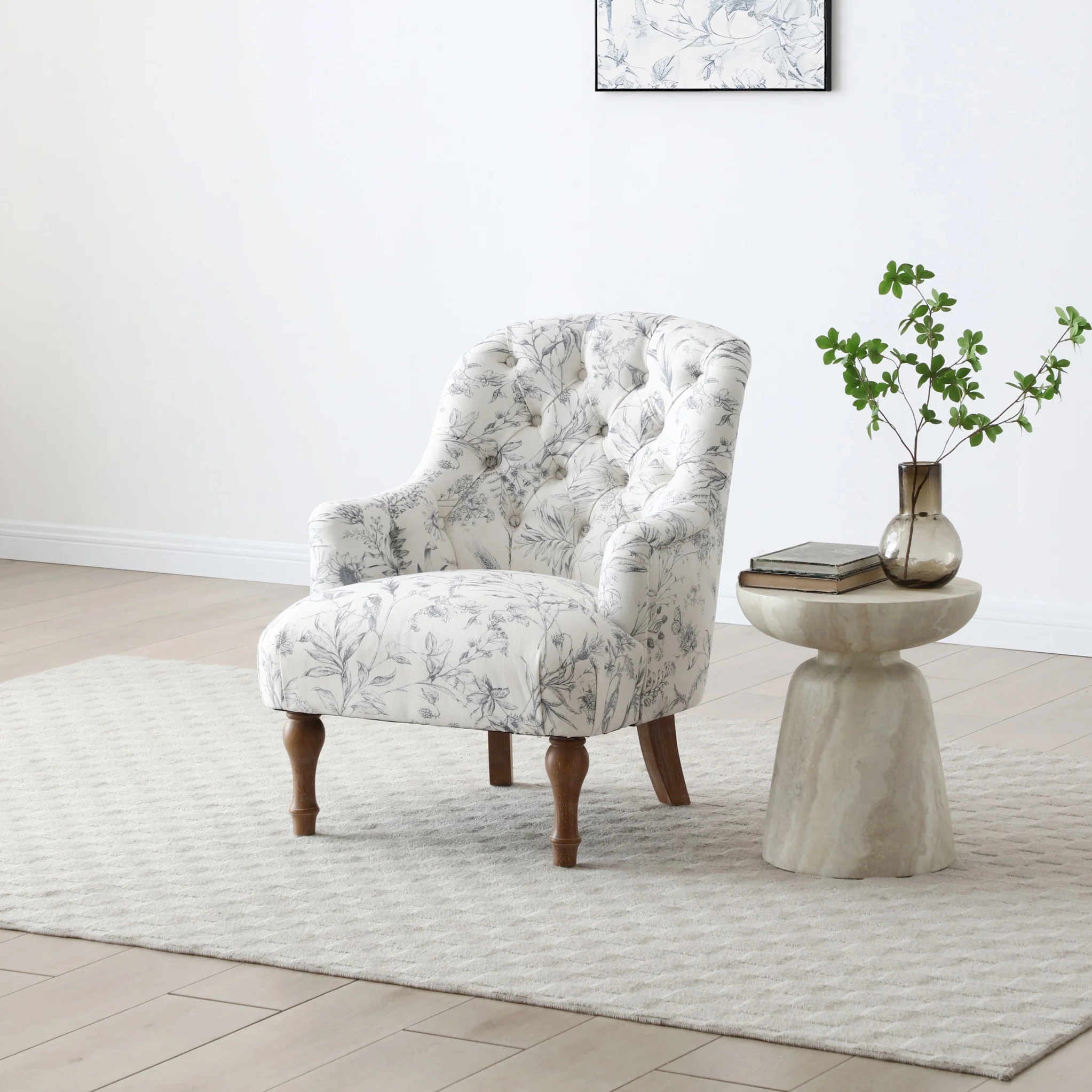 Bianca Floral Meadow Armchair - Image 3
