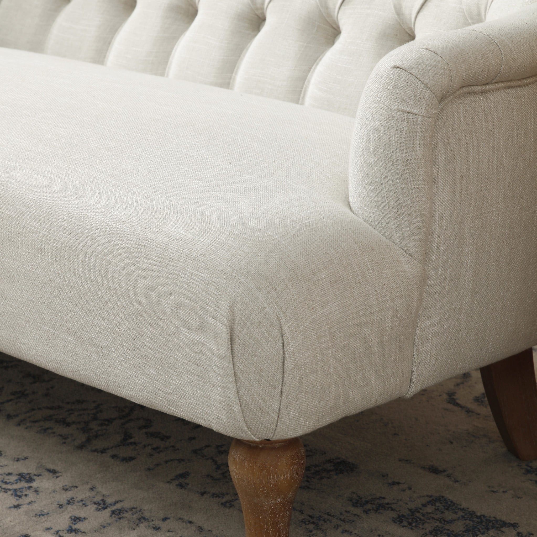 Bianca Linen 2 Seater Sofa - Image 6