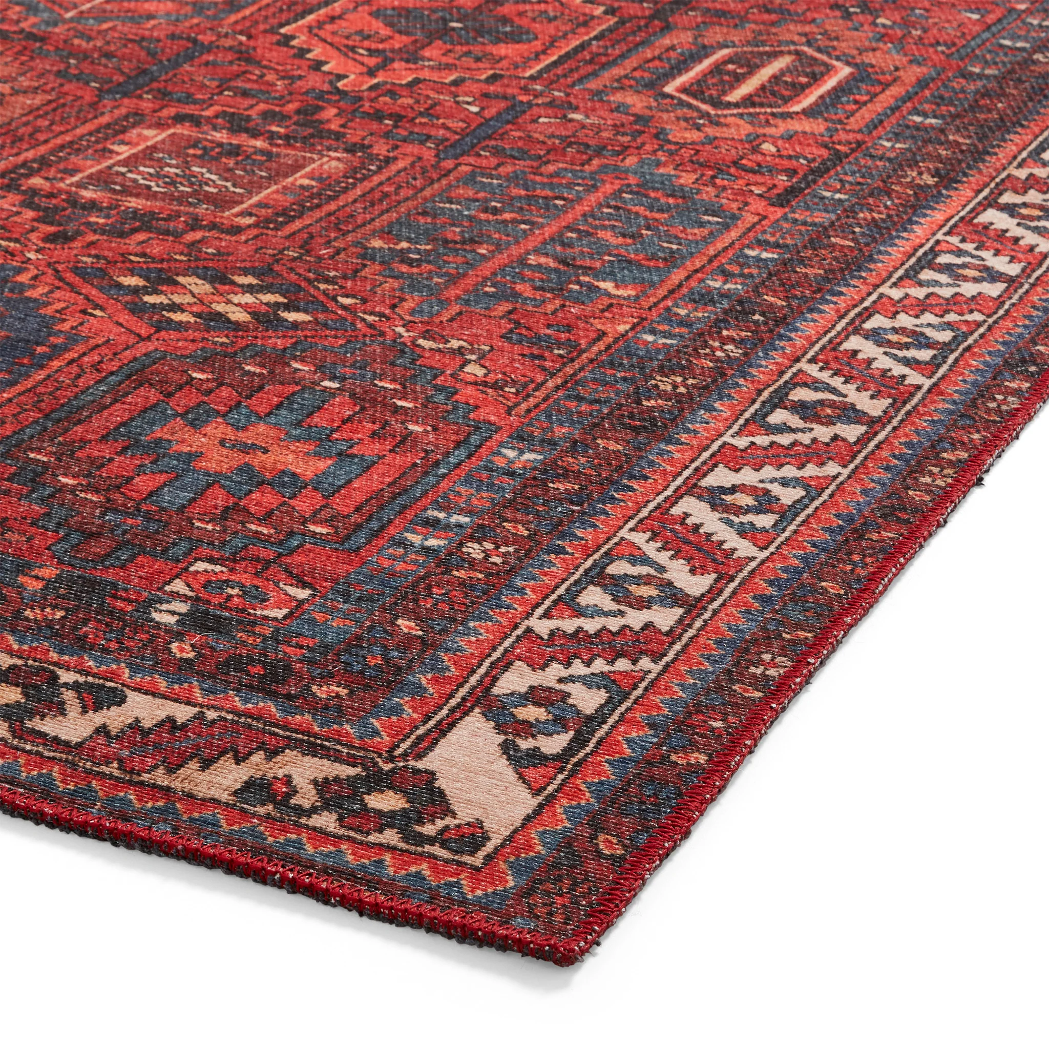 Birchall Washable Aztec Design Rug - Image 7