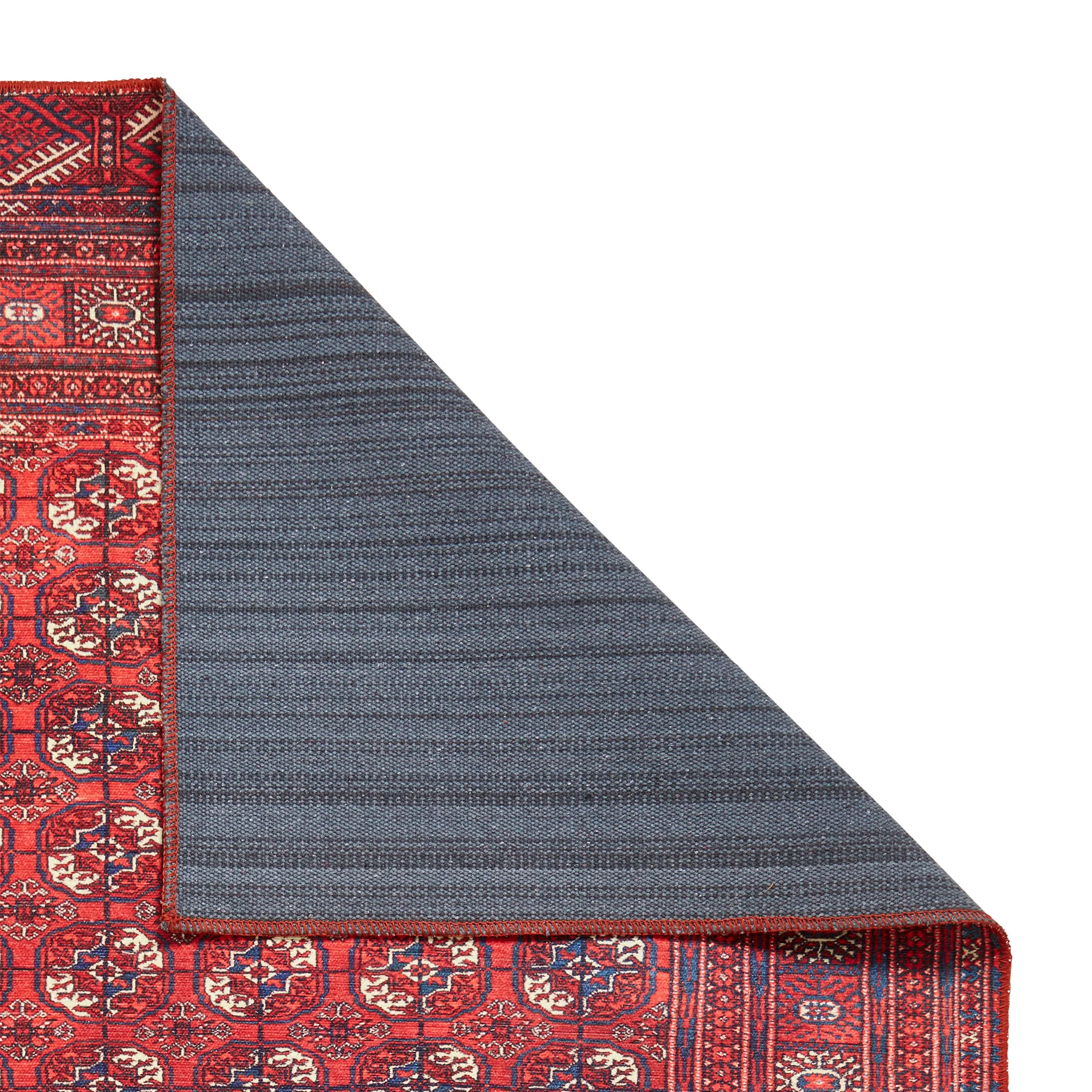 Birchall Washable Medallion Design Rug - Image 4