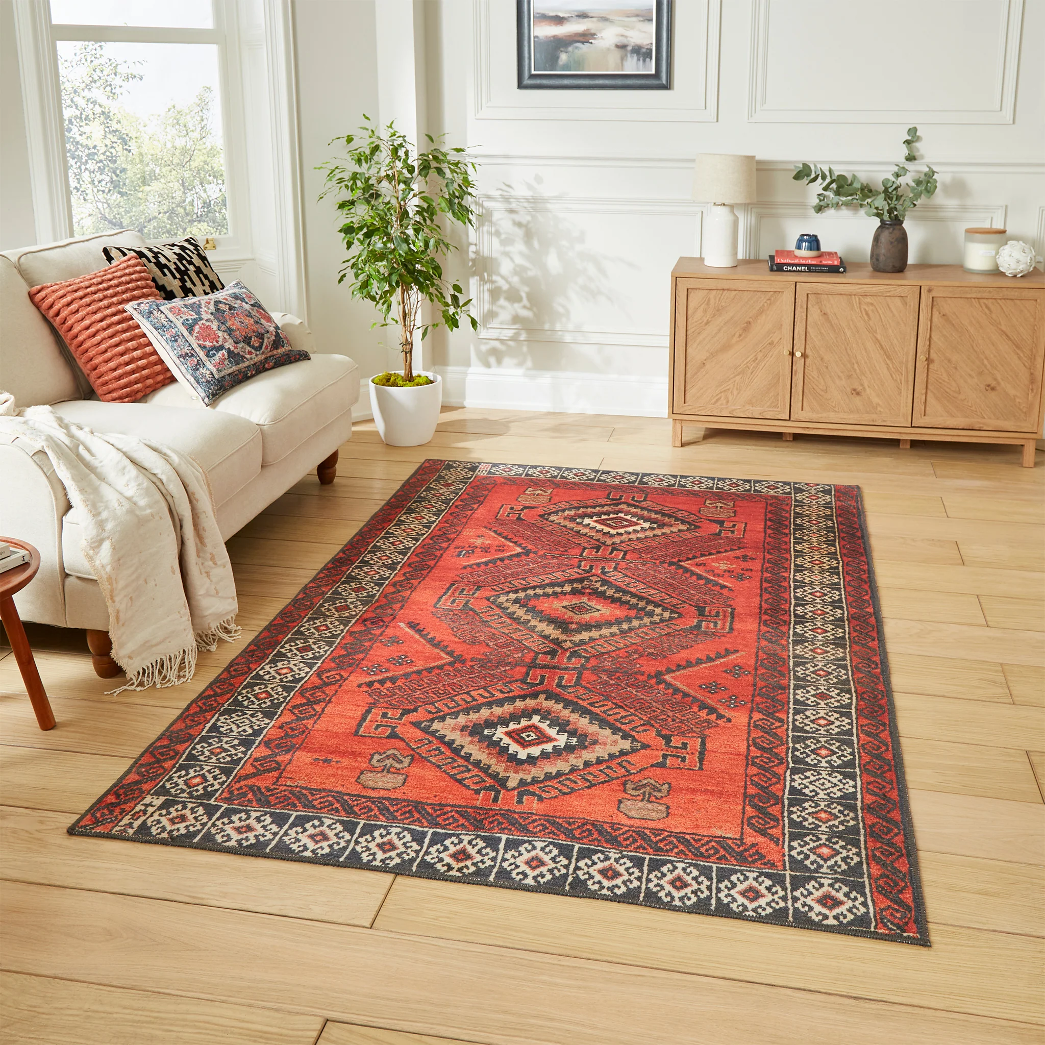Birchall Washable Tribal Design Rug - Image 2